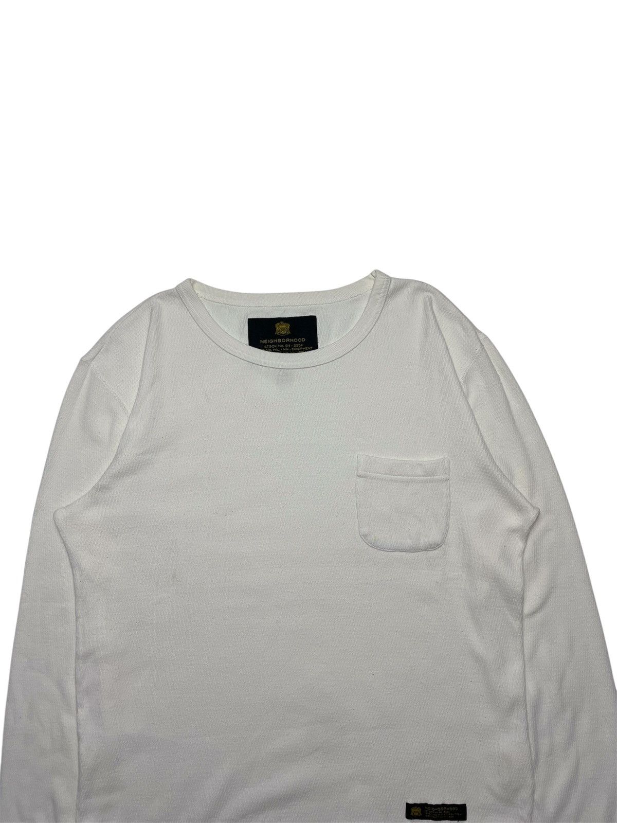 20471120 2000’s Neighborhood - Textured Knit Longsleeve Shirt Size US M / EU 48-50 / 2 - 5 Thumbnail