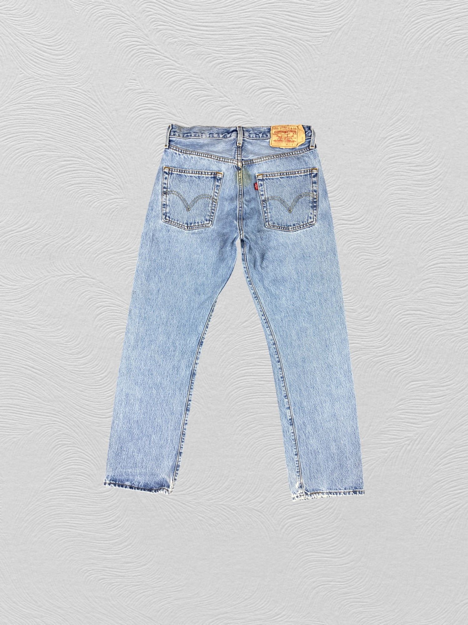 Japanese Brand Blue Vintage Levi's 501 Jeans 30x29.5 Denim -JN1519 Size US 30 / EU 46 - 2 Thumbnail
