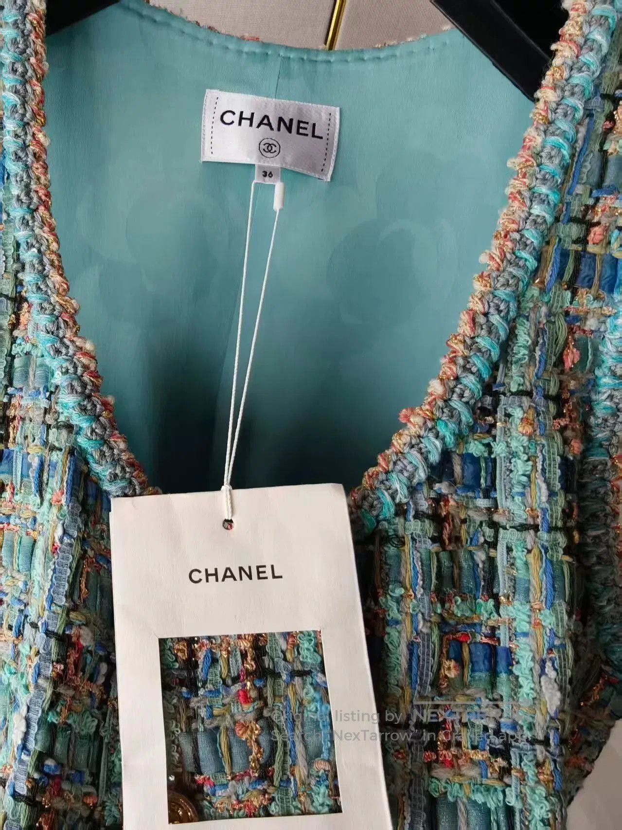 Chanel Chanel Tweed Vest. Size M / US 6-8 / IT 42-44 - 3 Thumbnail