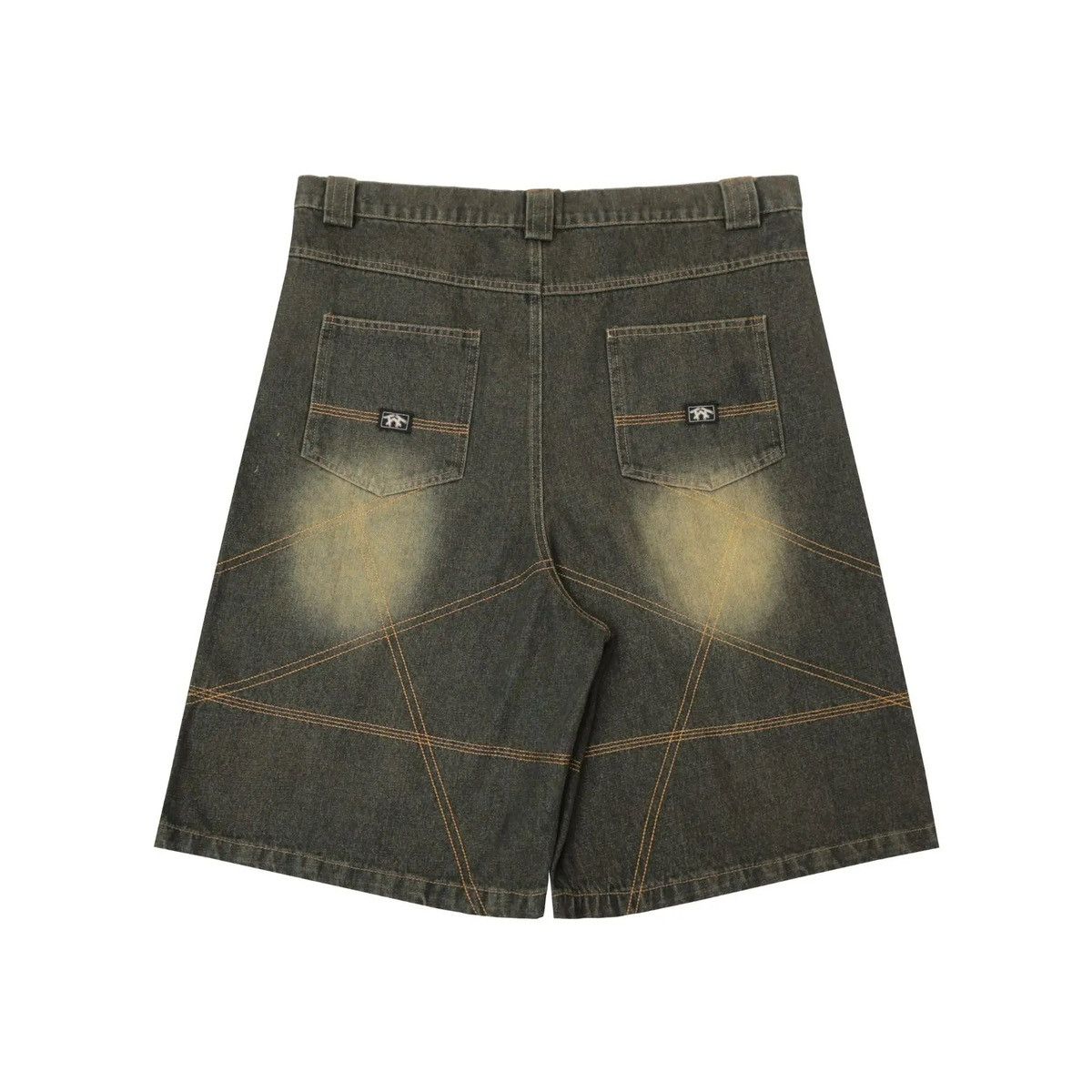 Japanese Brand × Vintage Distressed Double Stitching Jorts Vintage Style Baggy Cholo Size US 29 - 4 Thumbnail