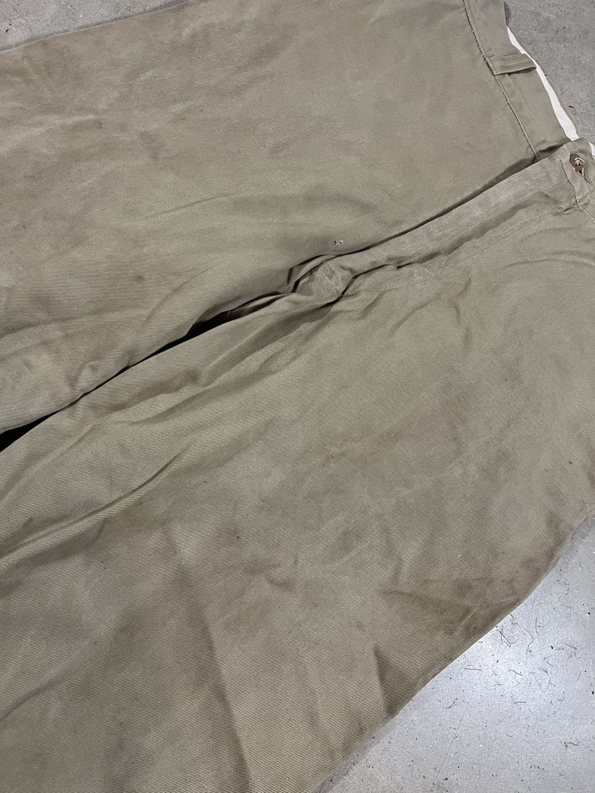 Vintage Vintage 60s US Army Khaki Chino Pants Painter 28x28 Size US 28 / EU 44 - 4 Thumbnail