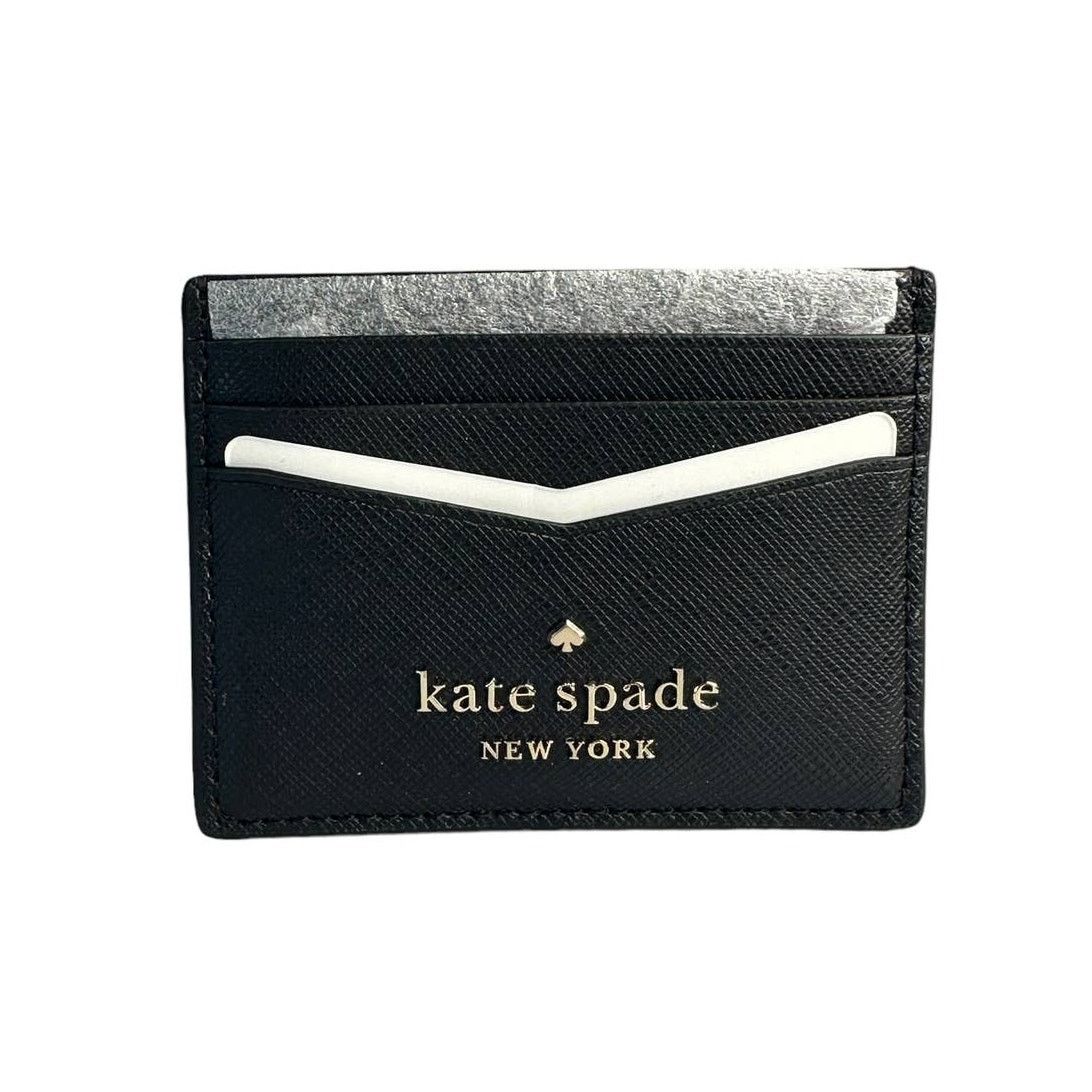 Kate Spade Kate Spade Staci Slim Card Holder Wallet in Black Size ONE SIZE - 1 Thumbnail