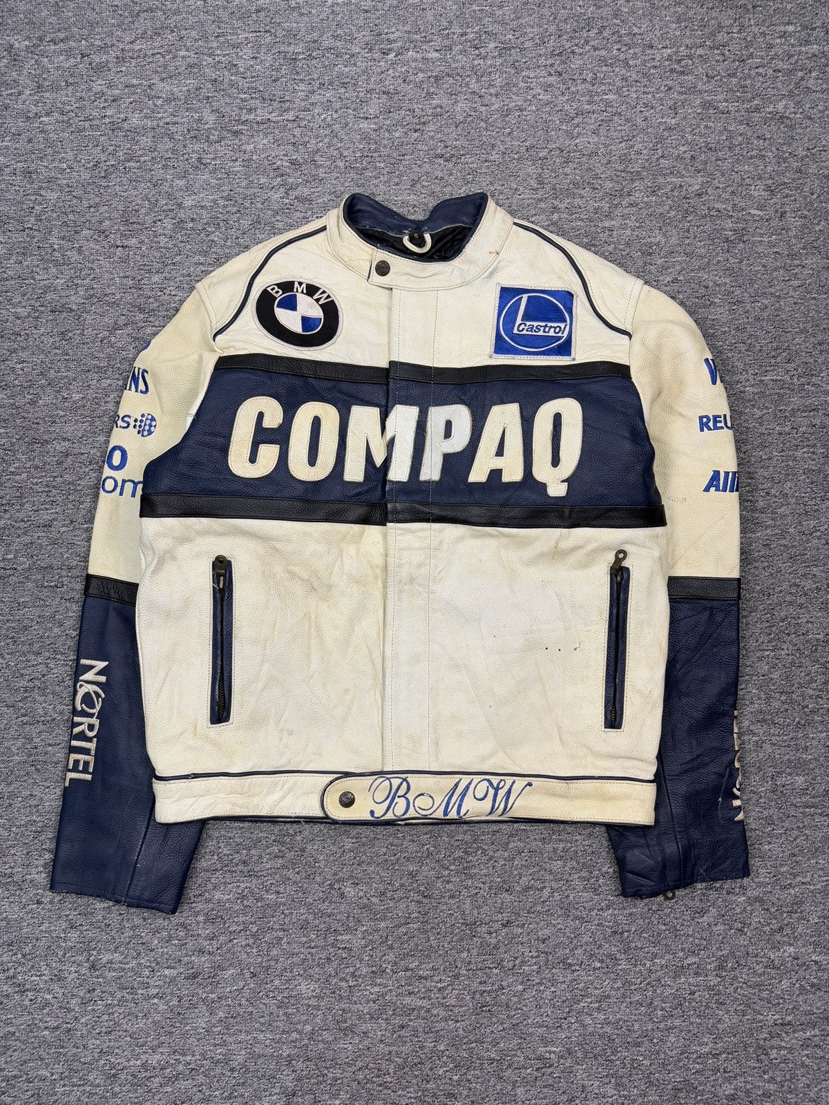 BMW Vintage BMW Leather Jacket Racing Biker Size US S / EU 44-46 / 1 - 7 Thumbnail