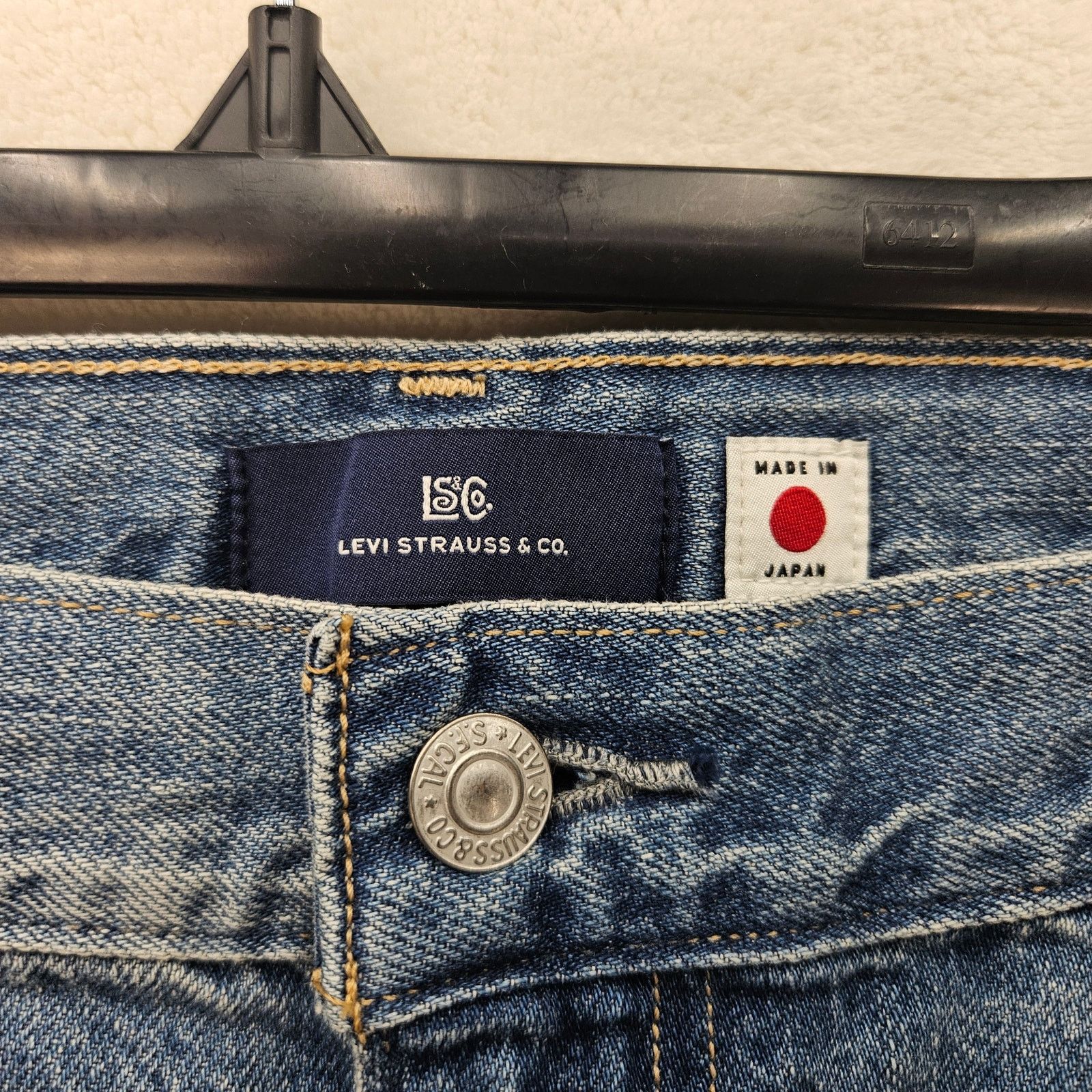 Levi's LEVIS WOMEN'S 34X32 JAPANESE MADE SELVEDGE PLANK STRAIGHT Size 34" / US 12 / IT 48 - 4 Thumbnail