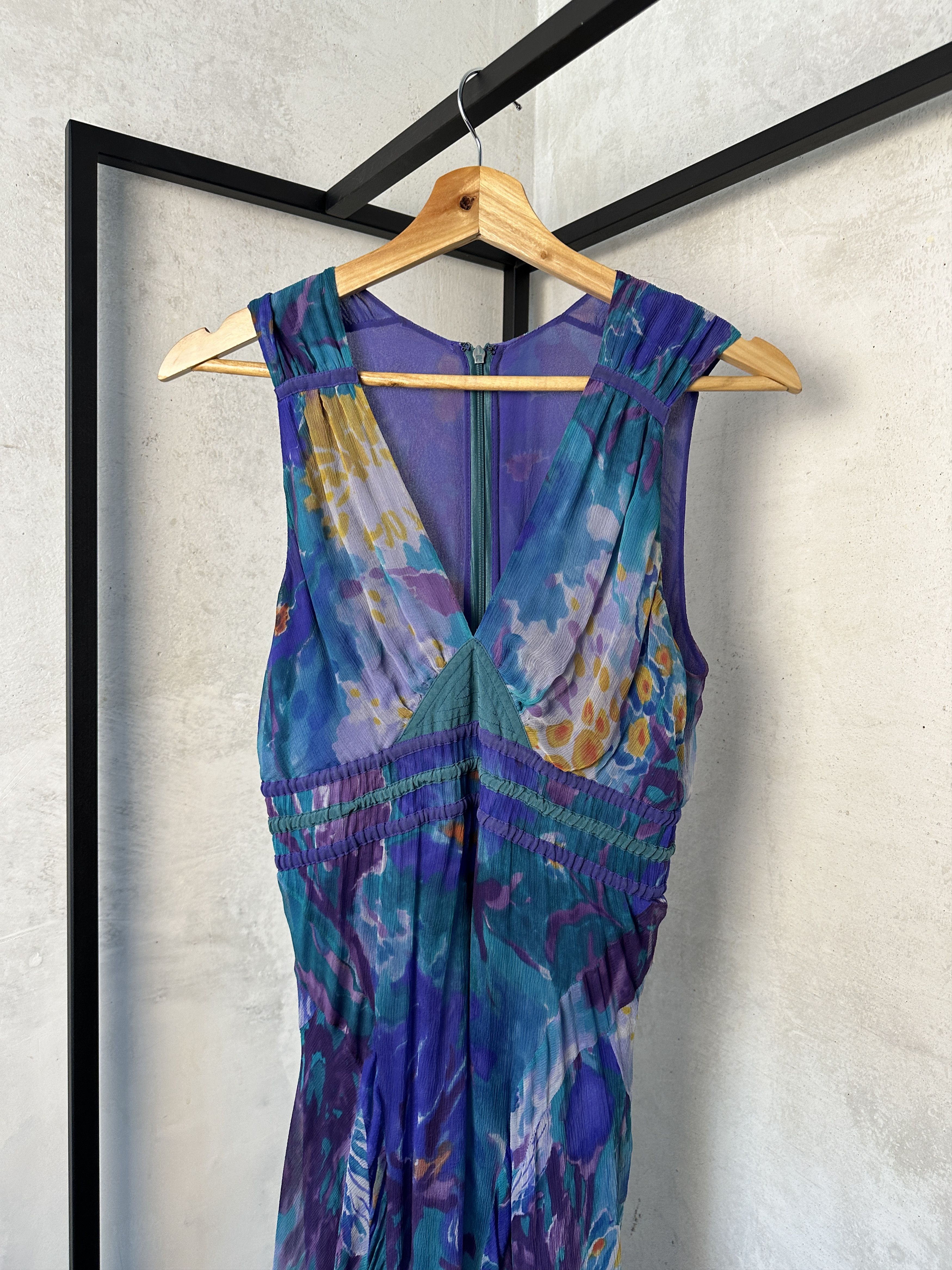 Etro Etro 00s Silk Summer Dress Size M / US 6-8 / IT 42-44 - 2 Thumbnail