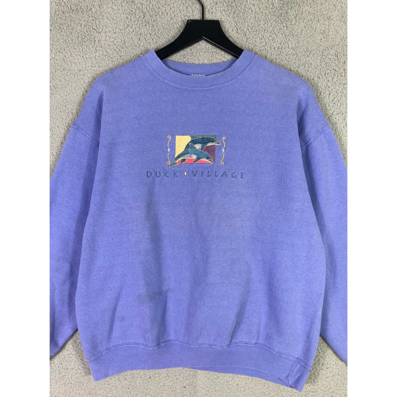 Vintage Vintage Duck Village Sweatshirt Unisex Large USA Made Size L / US 10 / IT 46 - 5 Thumbnail