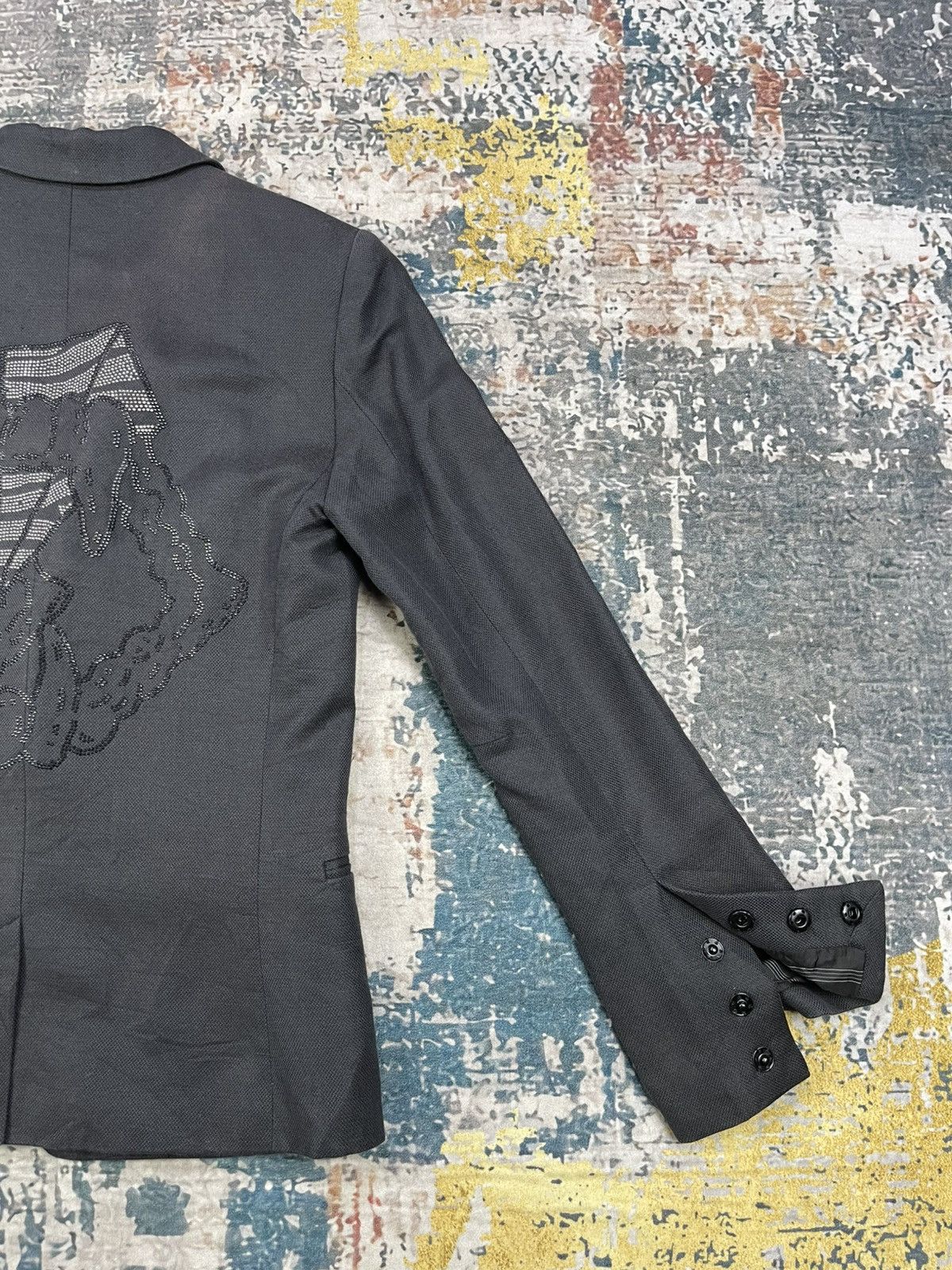 Zadig & Voltaire Maison Zadig & Voltaire Back Fang Sequins Jacket Size XXS / US 00 / IT 34 - 3 Thumbnail