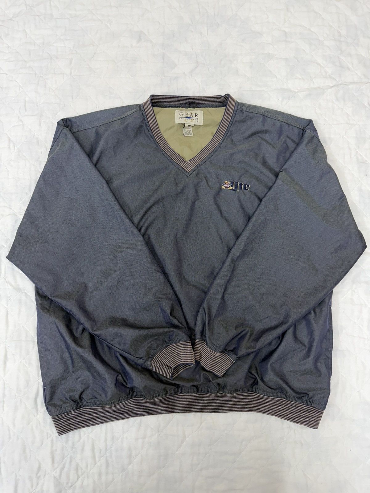 Gear for Sports Vintage Gear For Sports Miller Lite Windbreaker Pullover Size US XL / EU 56 / 4 - 1 Thumbnail