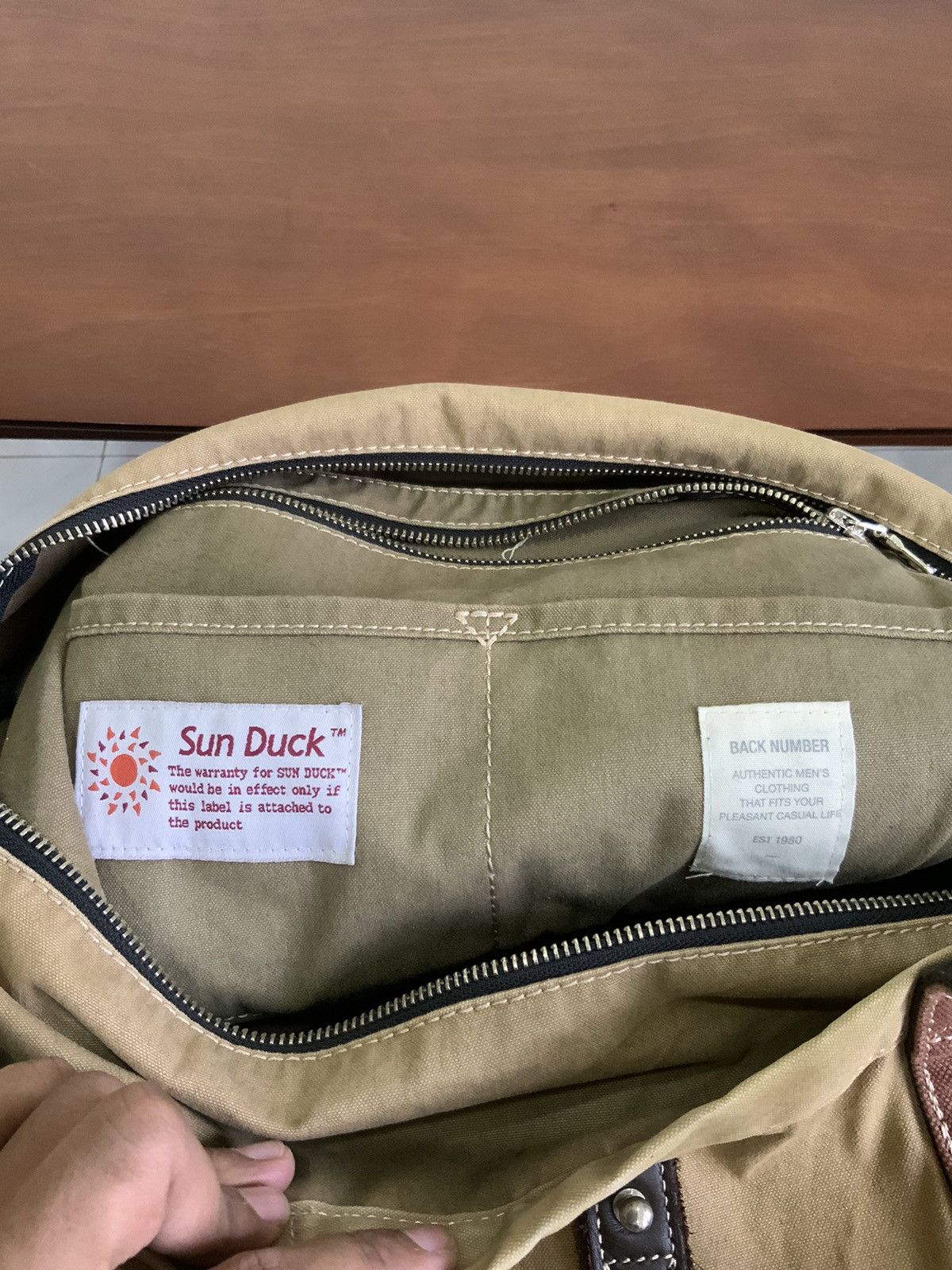 Japanese Brand Sun Duck x Back Number Tote Bag Size ONE SIZE - 13 Thumbnail
