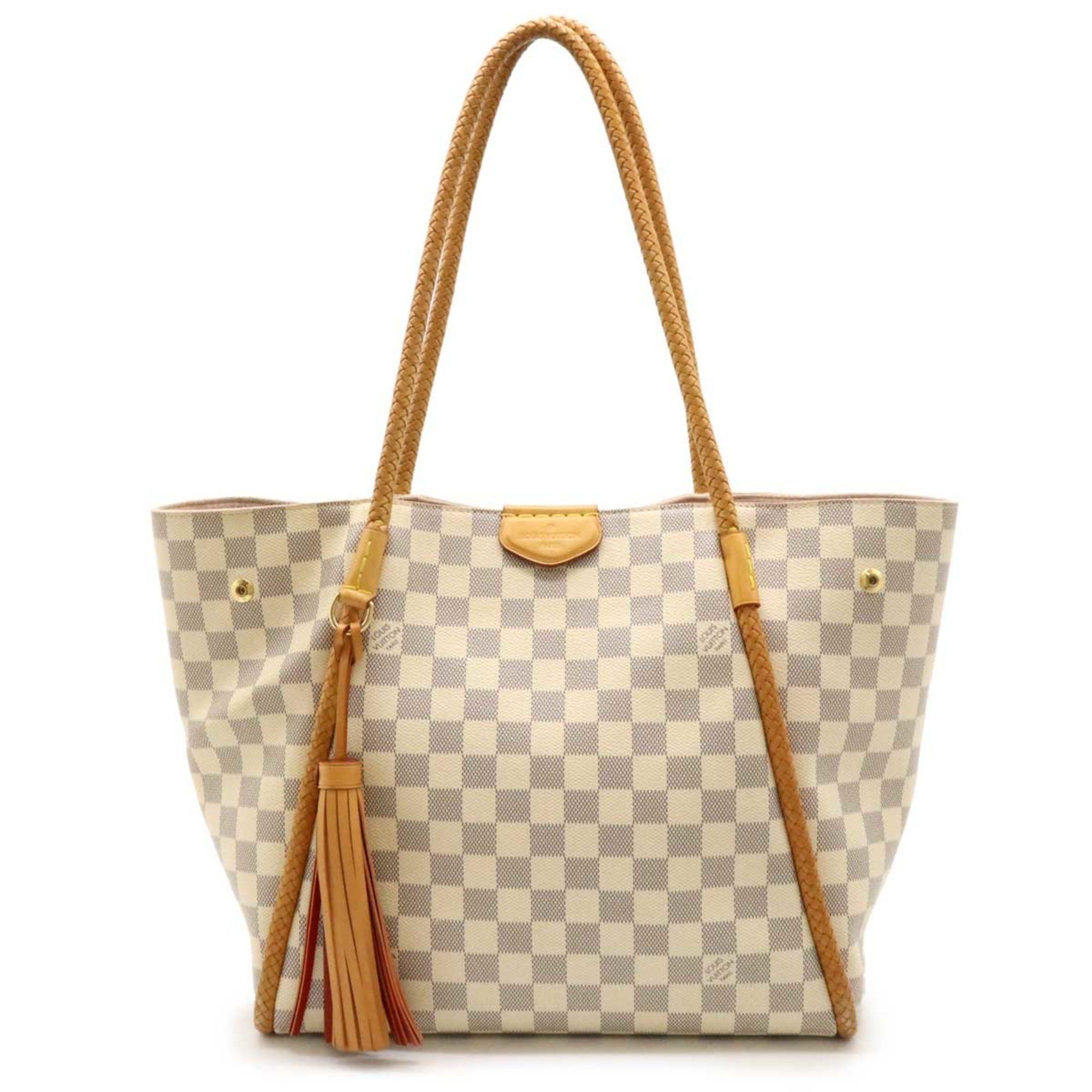 Louis Vuitton Damier Azur Propriano Tote Bag Shoulder Ivory N44027, Women's