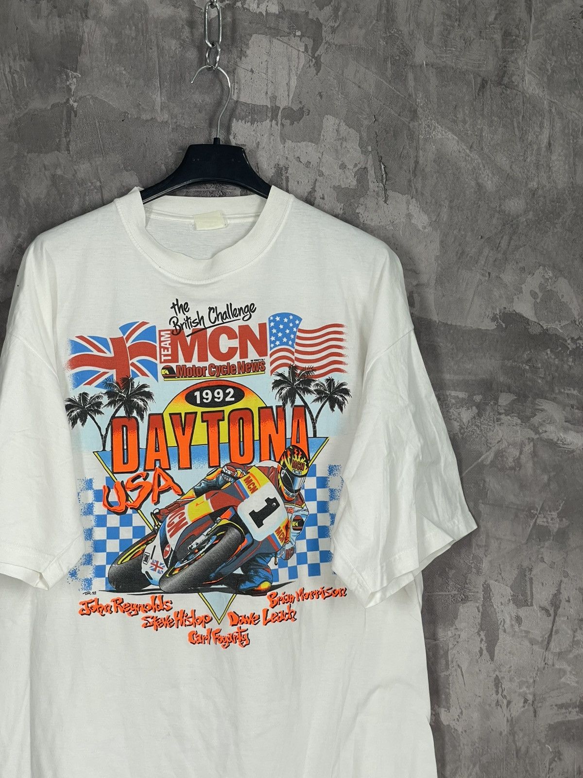 Harley Davidson × Vintage Daytona Beach Bike Week Motorcycle T-Shirt Size US L / EU 52-54 / 3 - 4 Thumbnail