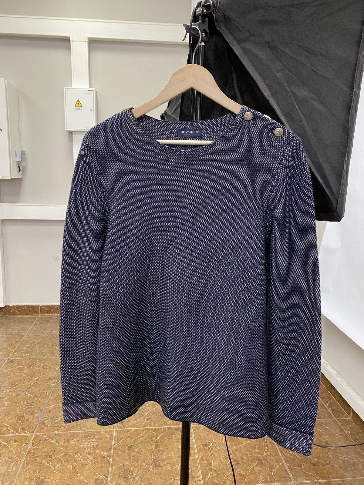 Saint James 🇫🇷 Vintage Saint James France Avant Garde Sweater Retro Rare Size L / US 10 / IT 46 - 1 Thumbnail