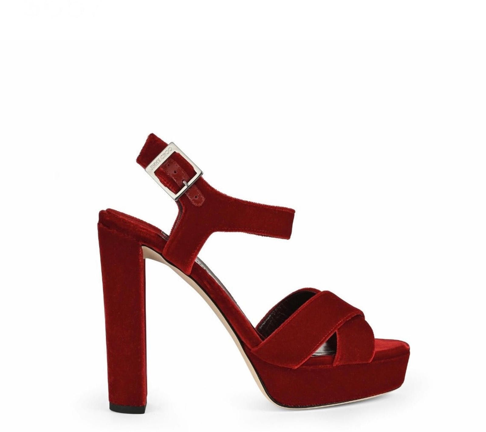 Jimmy Choo Jimmy Choo Sayena Platform Sandals Size US 7.5 / IT 37.5 - 1 Thumbnail