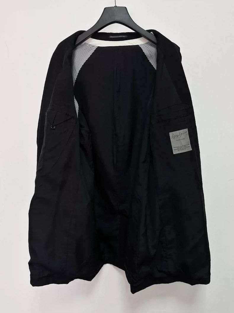 Yohji Yamamoto Yohji Yamamoto size os 16-inch striped jacket with cut-out Size US M / EU 48-50 / 2 - 4 Thumbnail