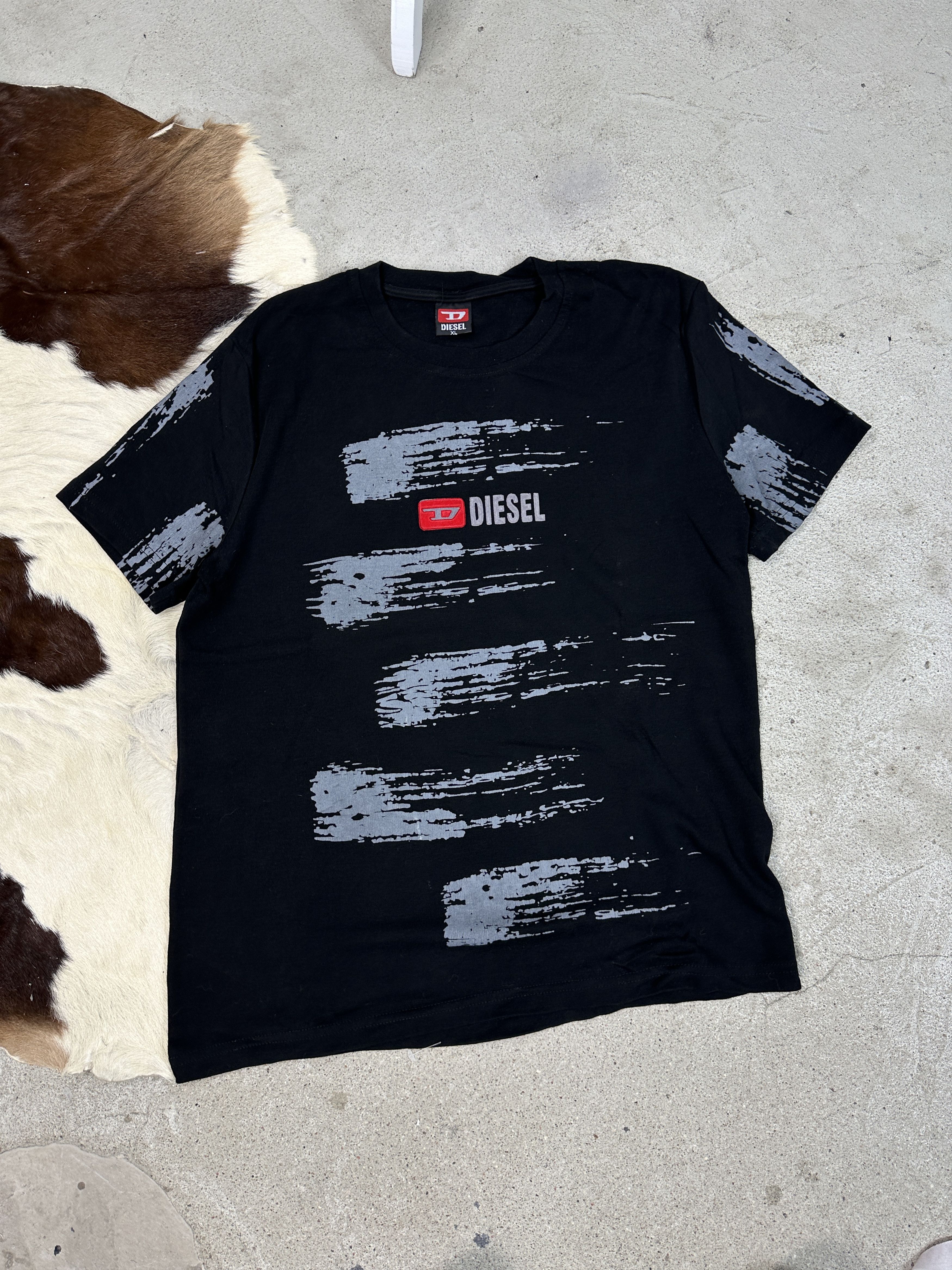 Diesel × Vintage Vintage 00s Casual Grunge Biker Diesel T-shirt Size US L / EU 52-54 / 3 - 2 Thumbnail