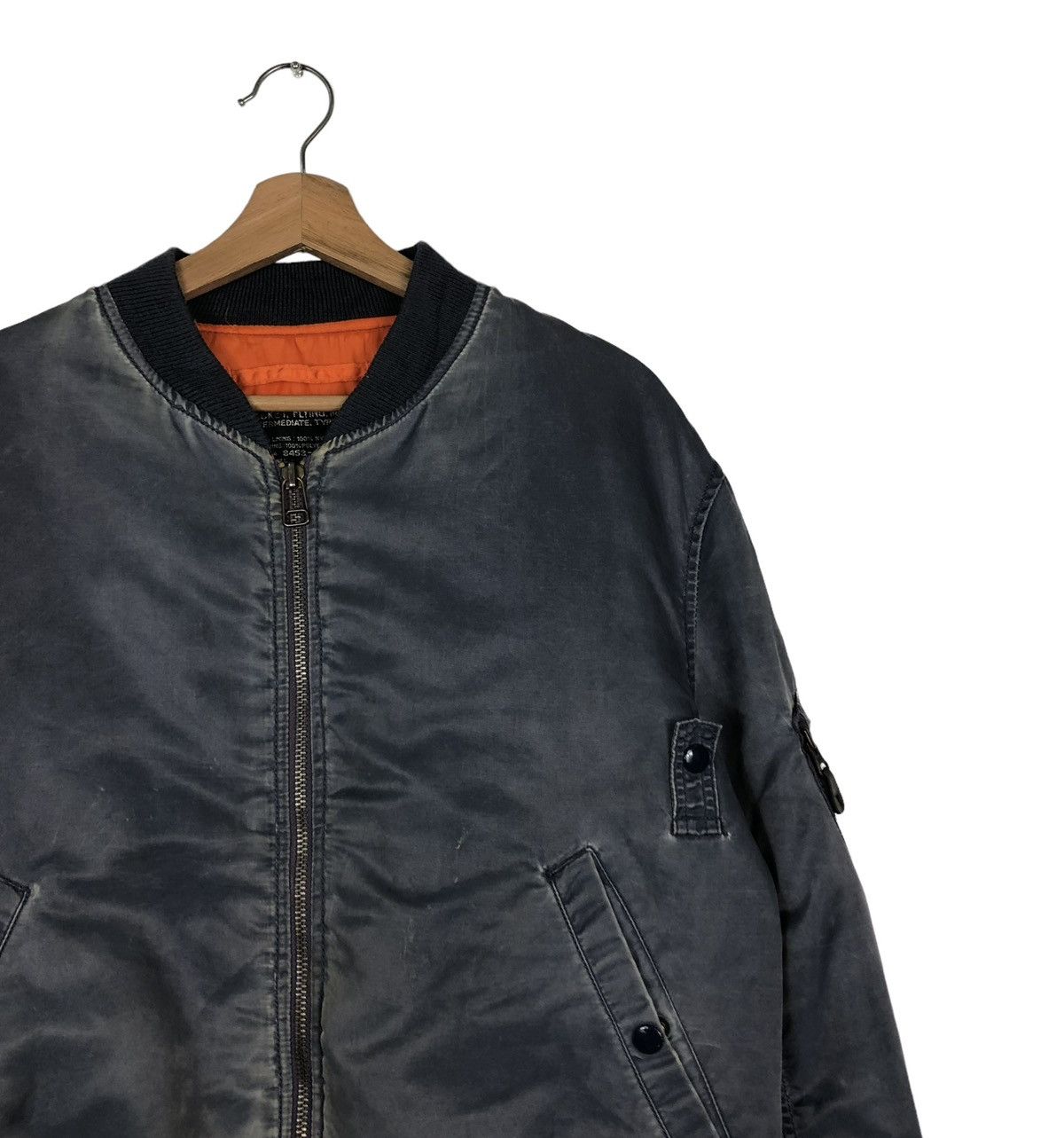 Vintage 🔥VINTAGE MA-1 BOMBER JACKET U.S. AIR FORCE RIOT RIOT ARMY Size US L / EU 52-54 / 3 - 6 Thumbnail