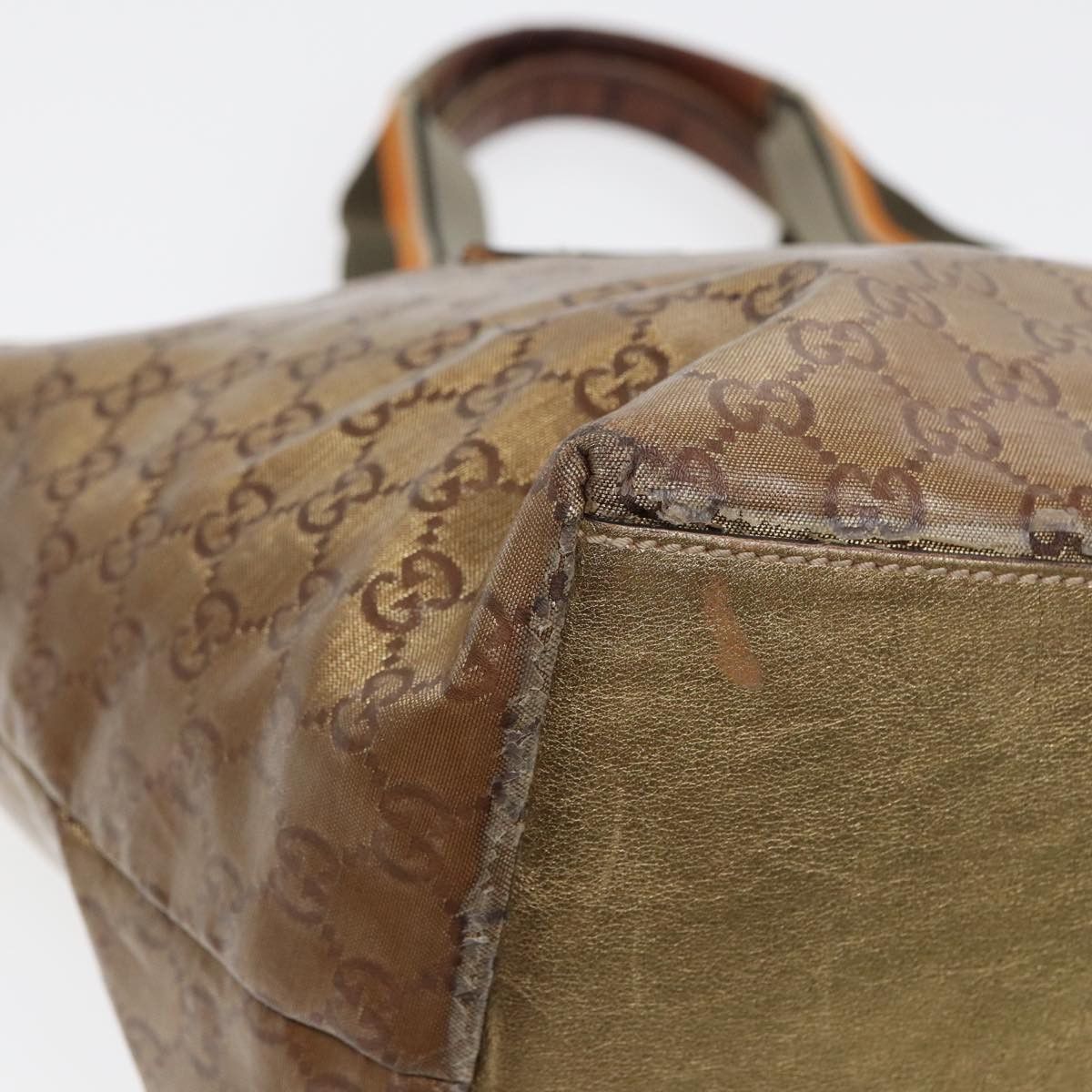 Gucci GUCCI GG Crystal Tote Bag Gold Size ONE SIZE - 11 Thumbnail
