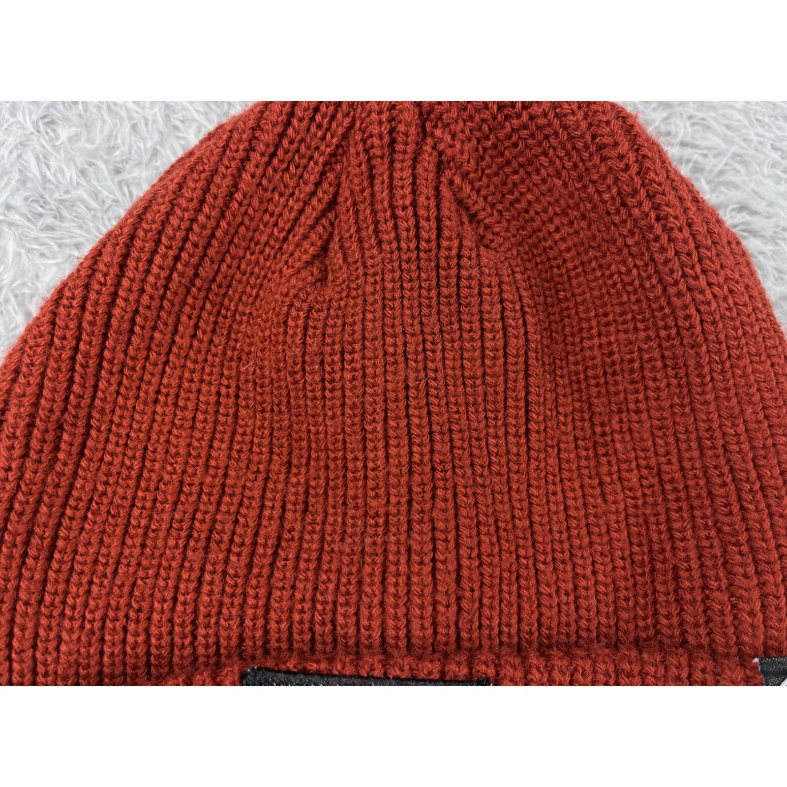 Habitat CG Habitats Beanie Toque Adult One Size Red Knit Acrylic Snow Ski Size ONE SIZE - 4 Thumbnail