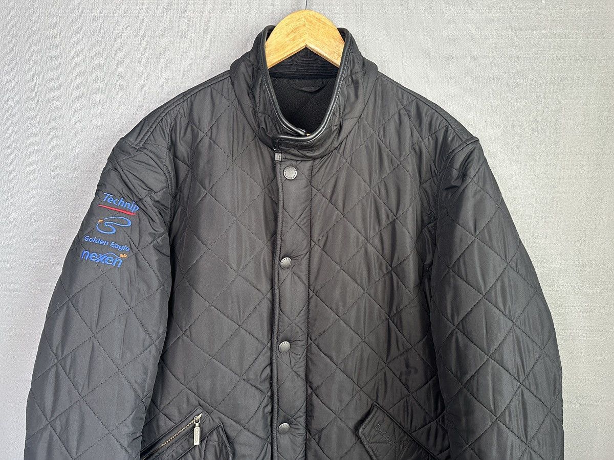 Barbour Men’s BARBOUR Powell Quilted Black Field Jacket Insulated Size US L / EU 52-54 / 3 - 4 Thumbnail