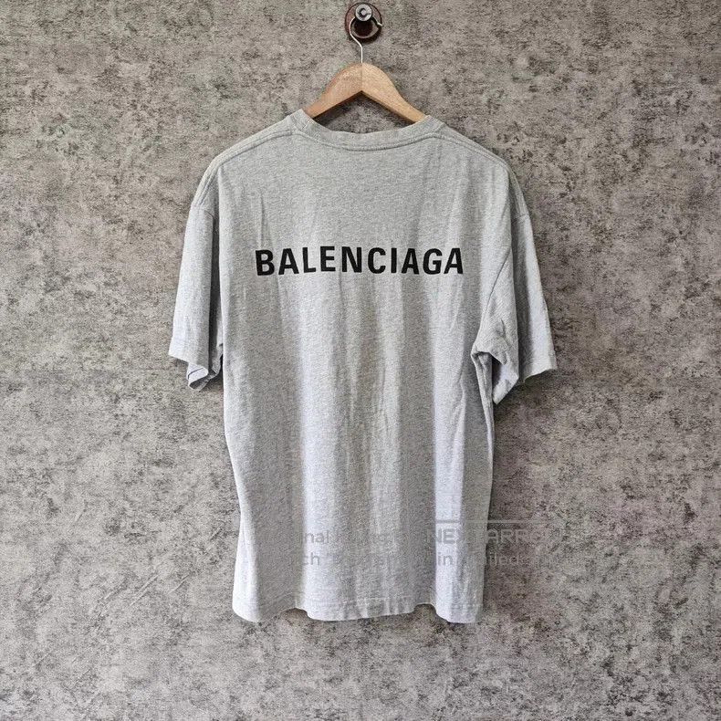 Balenciaga Balenciaga Logo Embroidered Gray T-shirt. Size US XXS / EU 40 - 2 Thumbnail