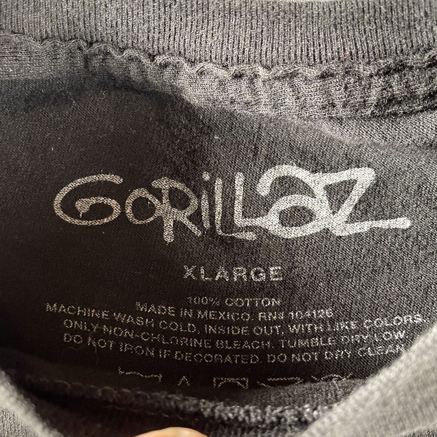 Vintage Gorillaz Shirt Men's XL Black London Rock Damon Albarn Cracker Island Murdoc 2d Size US XL / EU 56 / 4 - 4 Thumbnail