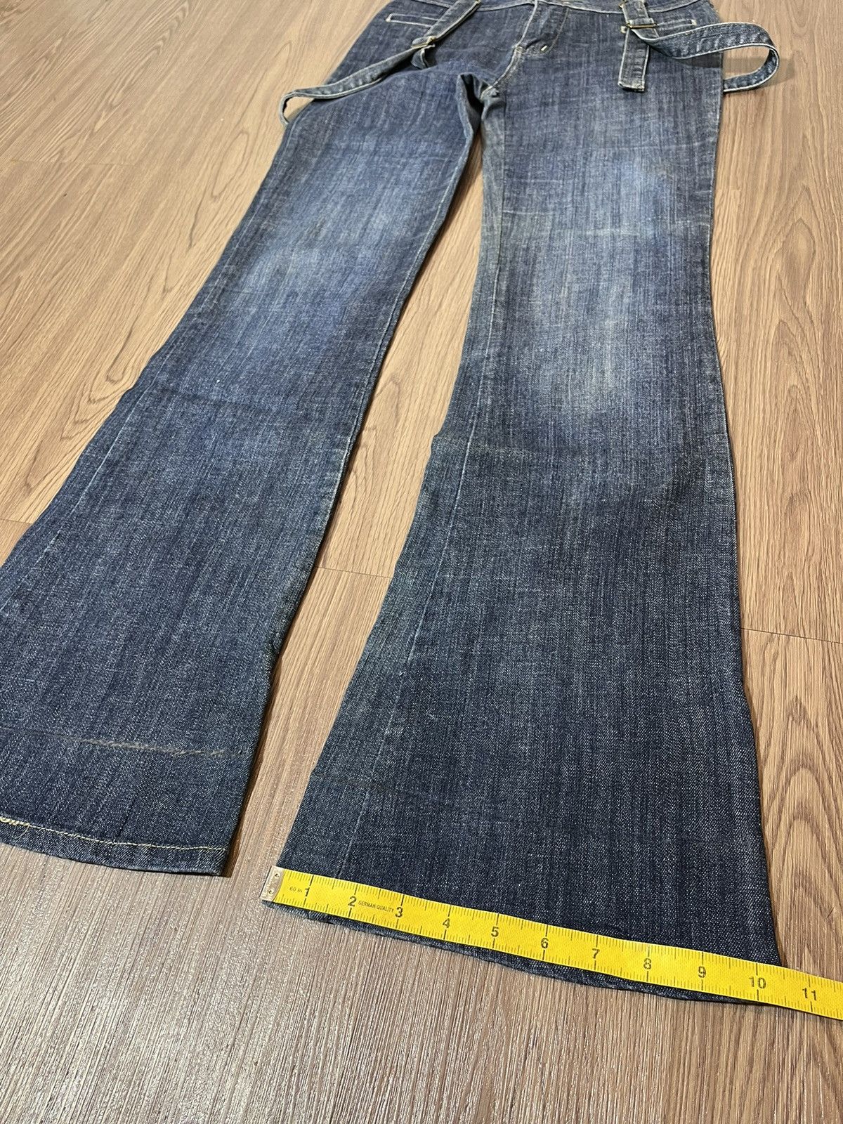 Japanese Brand × Le Grande Bleu (L.G.B.) × Tornado Mart ANAP japan suspender flare denim Size US 28 / EU 44 - 18 Thumbnail