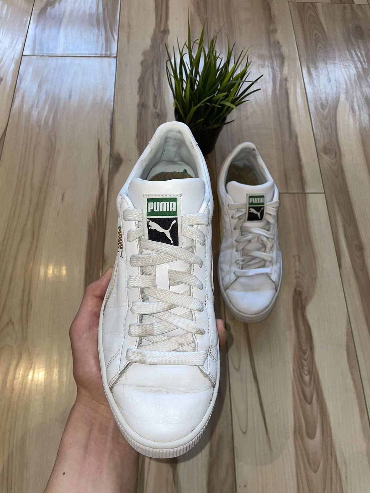 Puma × Vintage Leather Shoes Puma Basket Streetwear Vintage Size US 8 / EU 41 - 6 Thumbnail