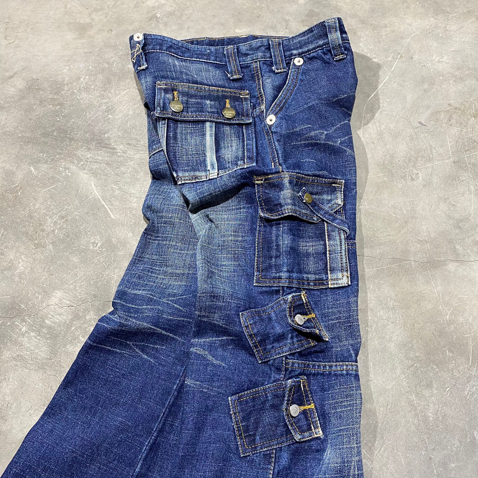 If Six Was Nine × Japanese Brand × Le Grande Bleu (L.G.B.) Jeanne D'art Multipocket Denim Pants Size US 28 / EU 44 - 3 Thumbnail