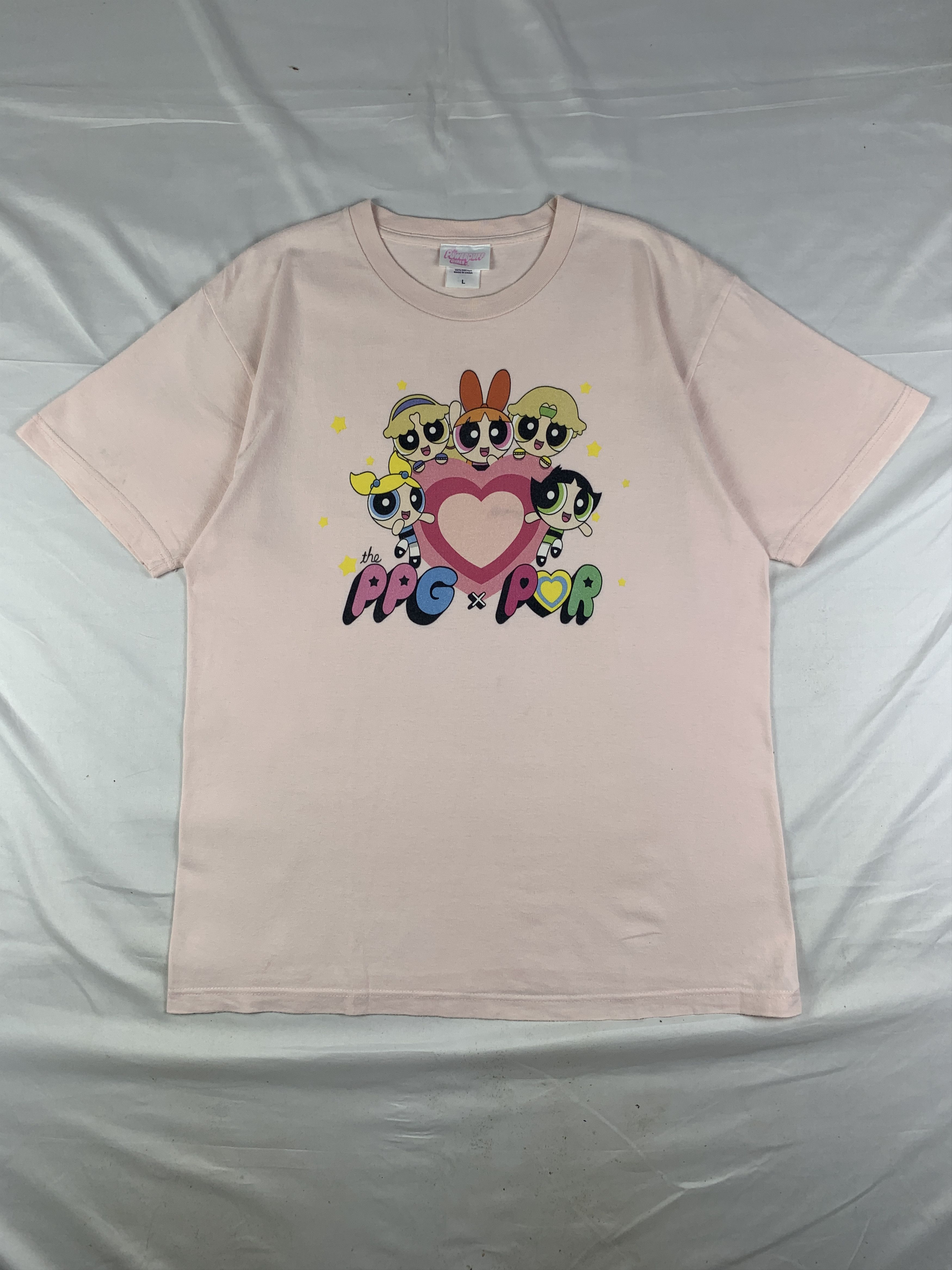 Cartoon Network The Power Puff Girl Soft Pink Tee (L) Size US L / EU 52-54 / 3 - 1 Thumbnail