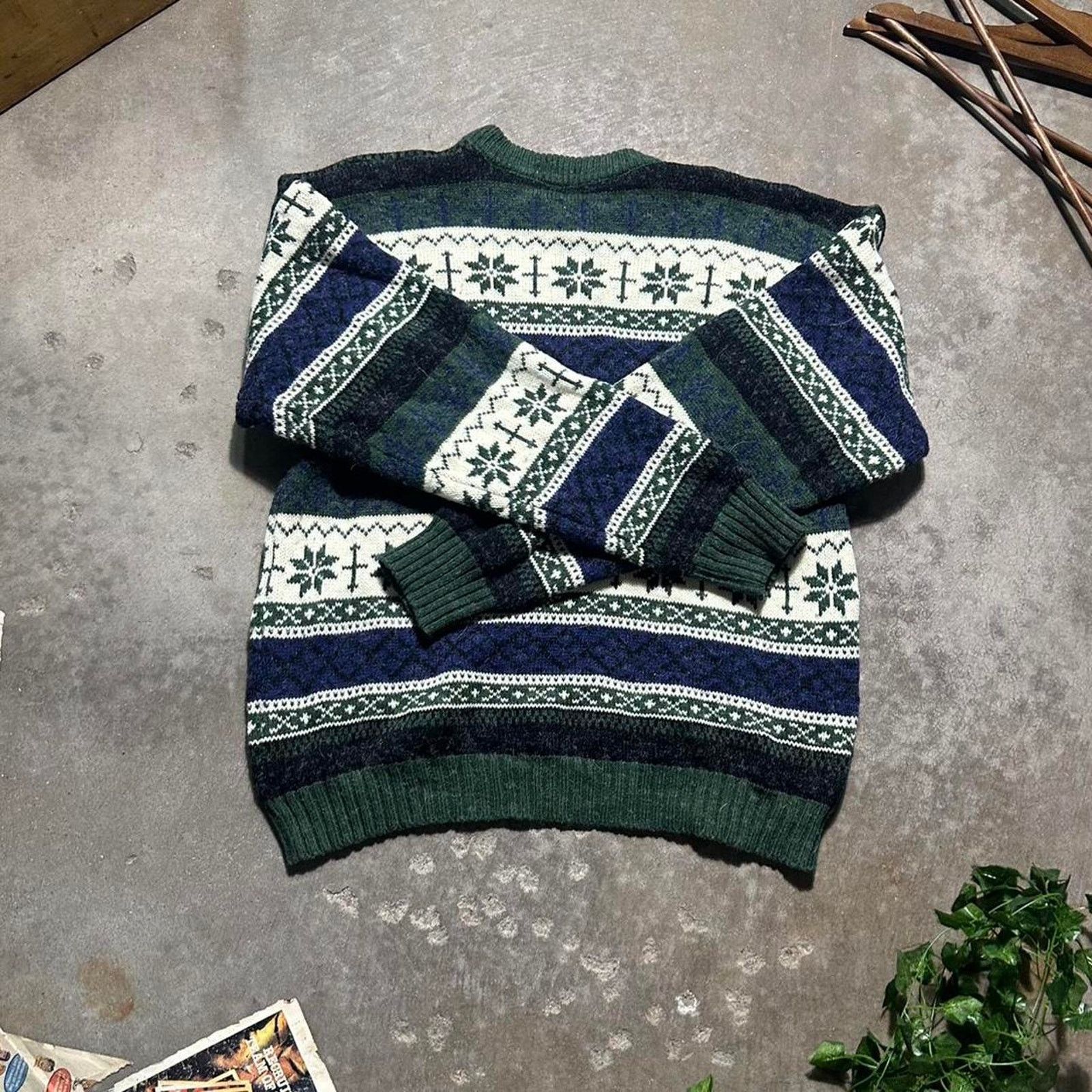 St. Johns Bay Vintage 90s St. John's Bay Acrylic Wool Sweater Sweatshirt Size US XL / EU 56 / 4 - 2 Thumbnail