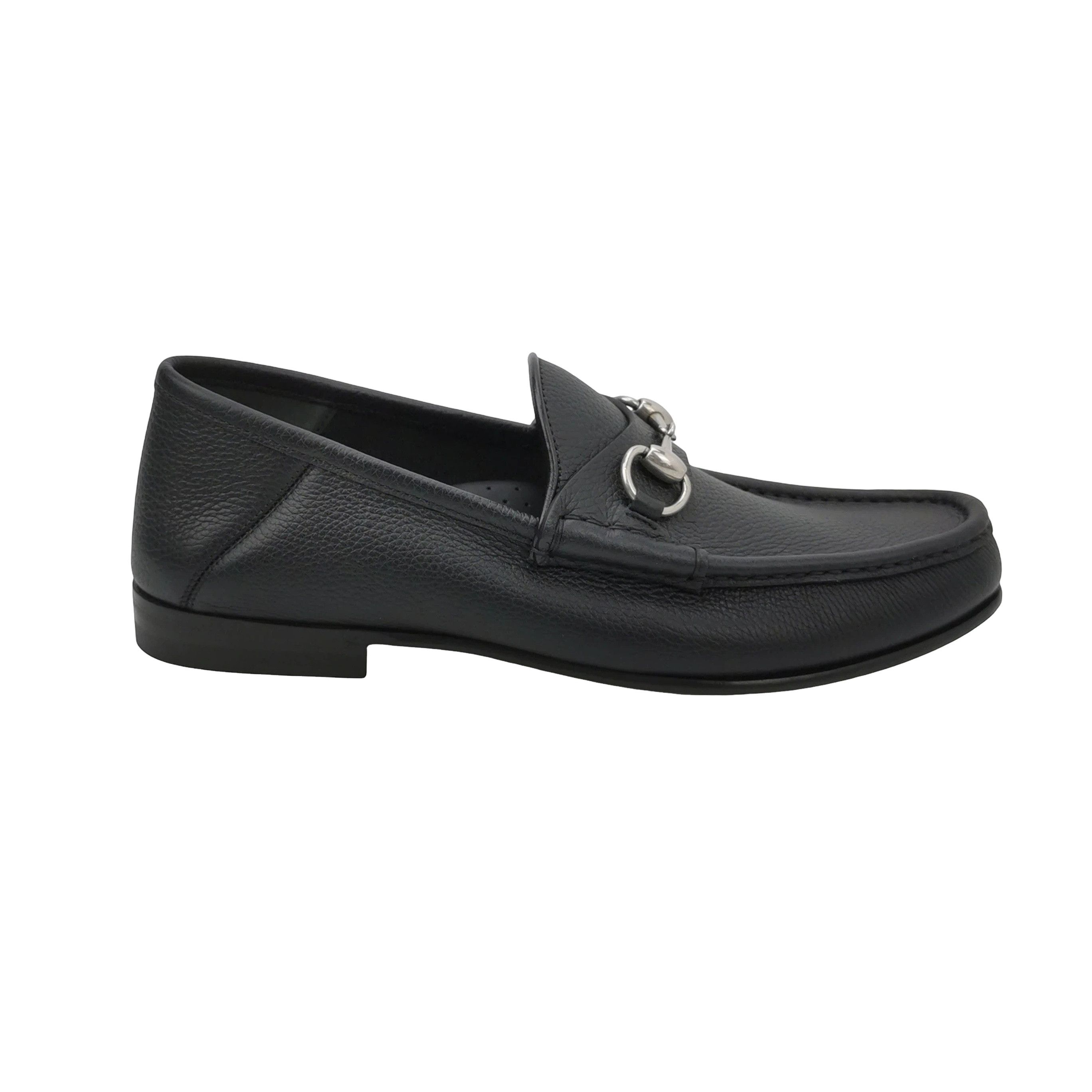 Gucci Gucci Horsebit Grained Leather Loafers Size 7.5 Size US 8 / EU 41 - 1 Thumbnail