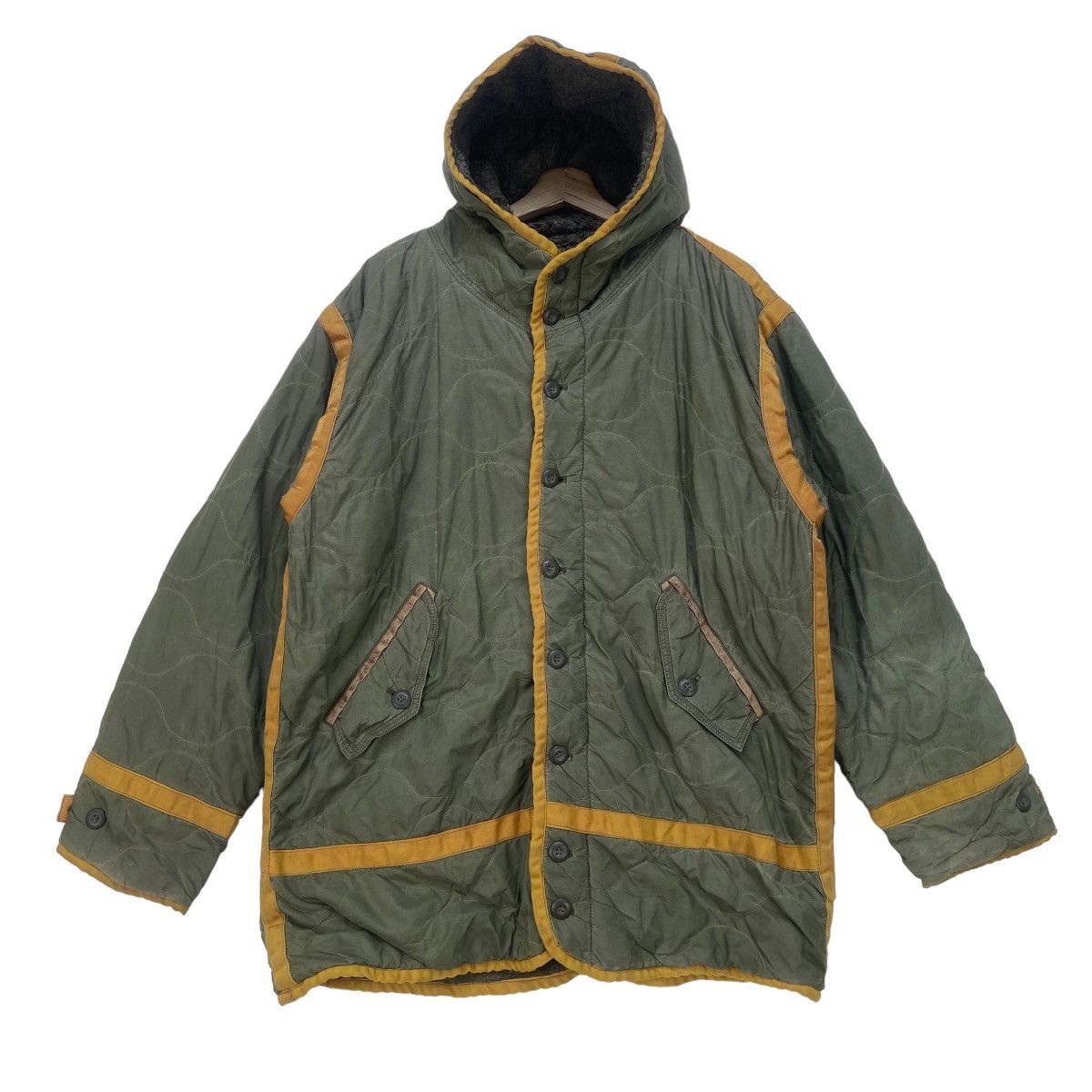 Avirex Avirex Officer’s Uniform Quilted Sherpa Jacket Size US M / EU 48-50 / 2 - 1 Thumbnail