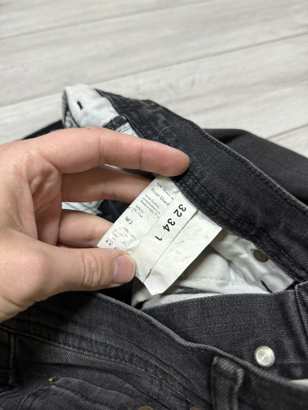 Acne Studios Acne Studios Bla Konst Stockholm vintage slim denim jeans Size US 32 / EU 48 - 6 Thumbnail