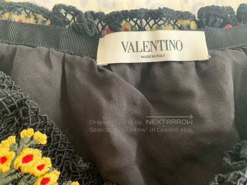 Valentino Valentino Embroidered flower bust Size M / US 6-8 / IT 42-44 - 3 Thumbnail