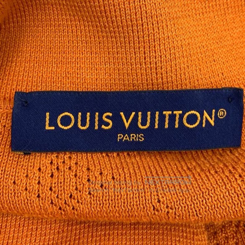 Louis Vuitton Louis Vuitton 24 orange knit cut-out logo presbyopic cotto Size US XL / EU 56 / 4 - 5 Thumbnail