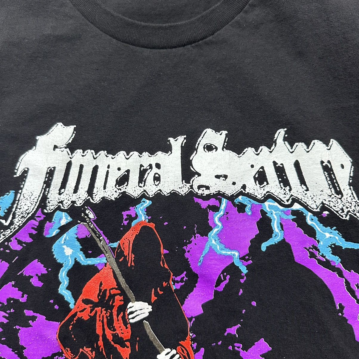 Other Black Grim Reaper Funeral Servce Tee Size US XL / EU 56 / 4 - 3 Thumbnail