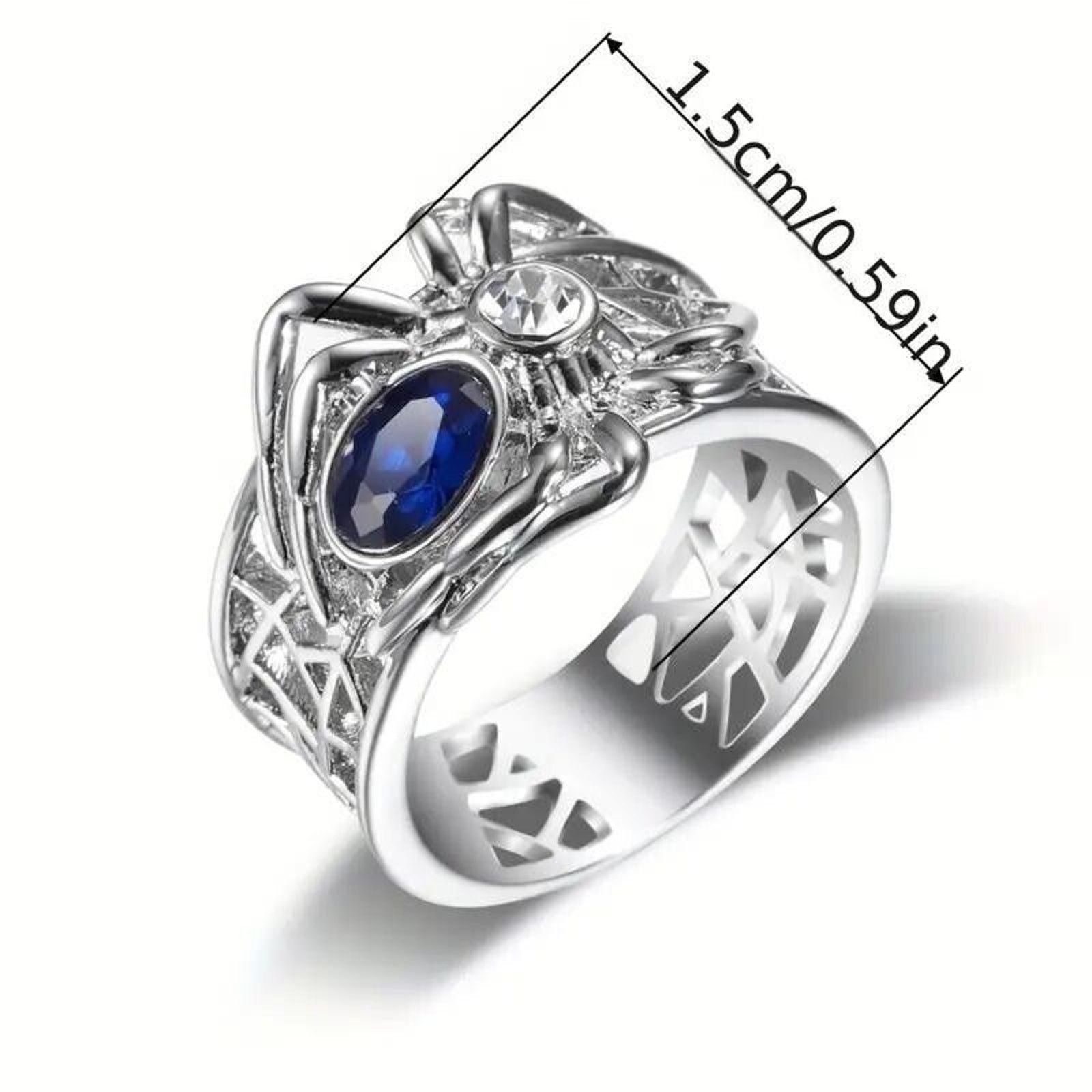 Other Spider Ring 925 Silver Plated Vintage Style • Size 6.5 Size ONE SIZE - 3 Thumbnail