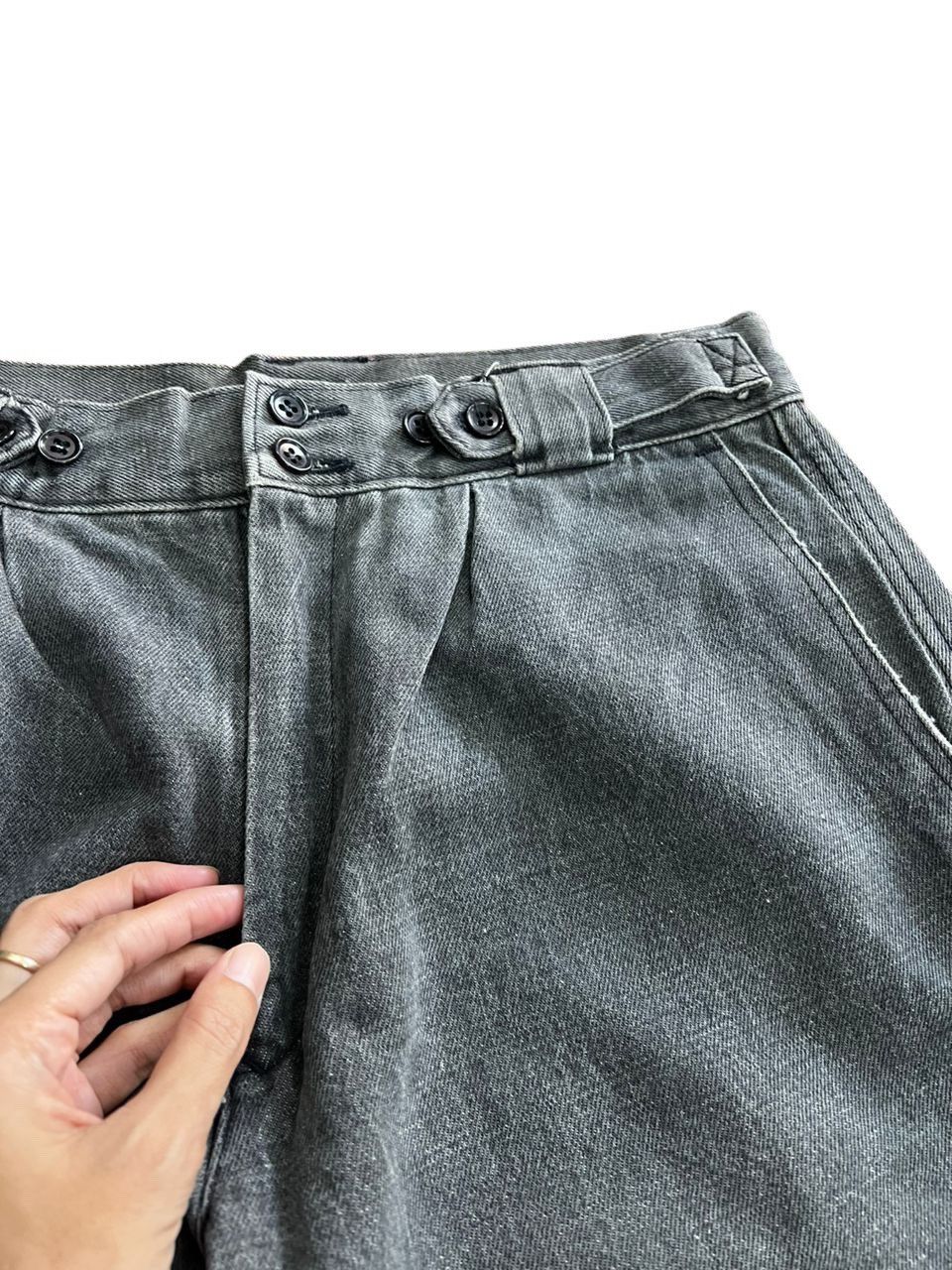 Comme des Garcons × Comme des Garcons Homme Plus Vintage Comme Des Garçons Homme Denim Pants Size US 30 / EU 46 - 13 Thumbnail