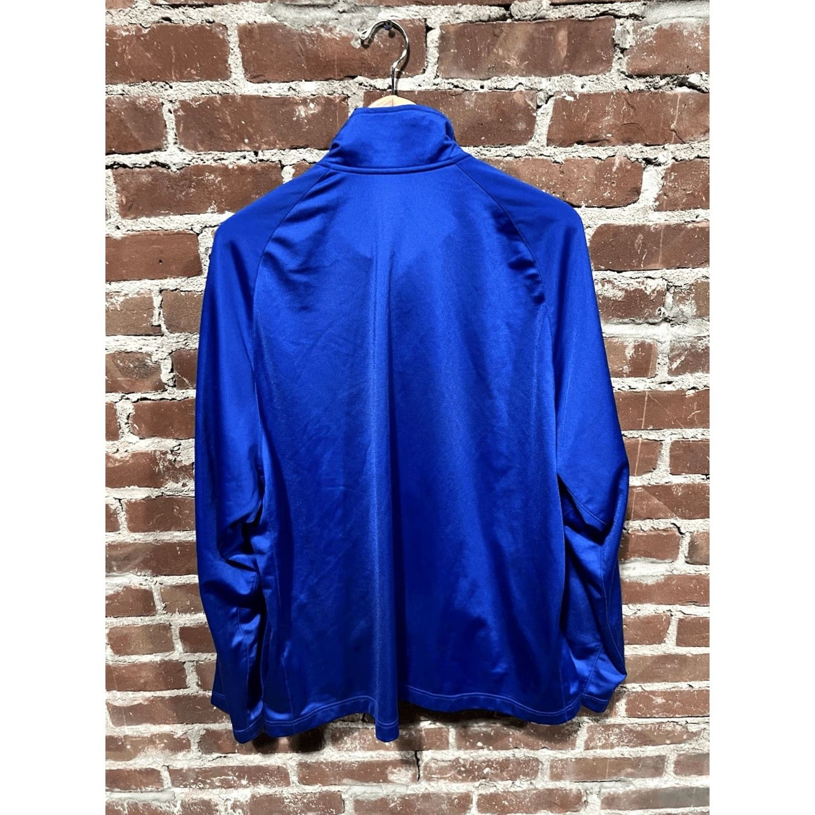 Nike Y2K Nike Mens Blue Long Sleeve Mock Neck Sweater Size 2XL Size US XXL / EU 58 / 5 - 2 Thumbnail