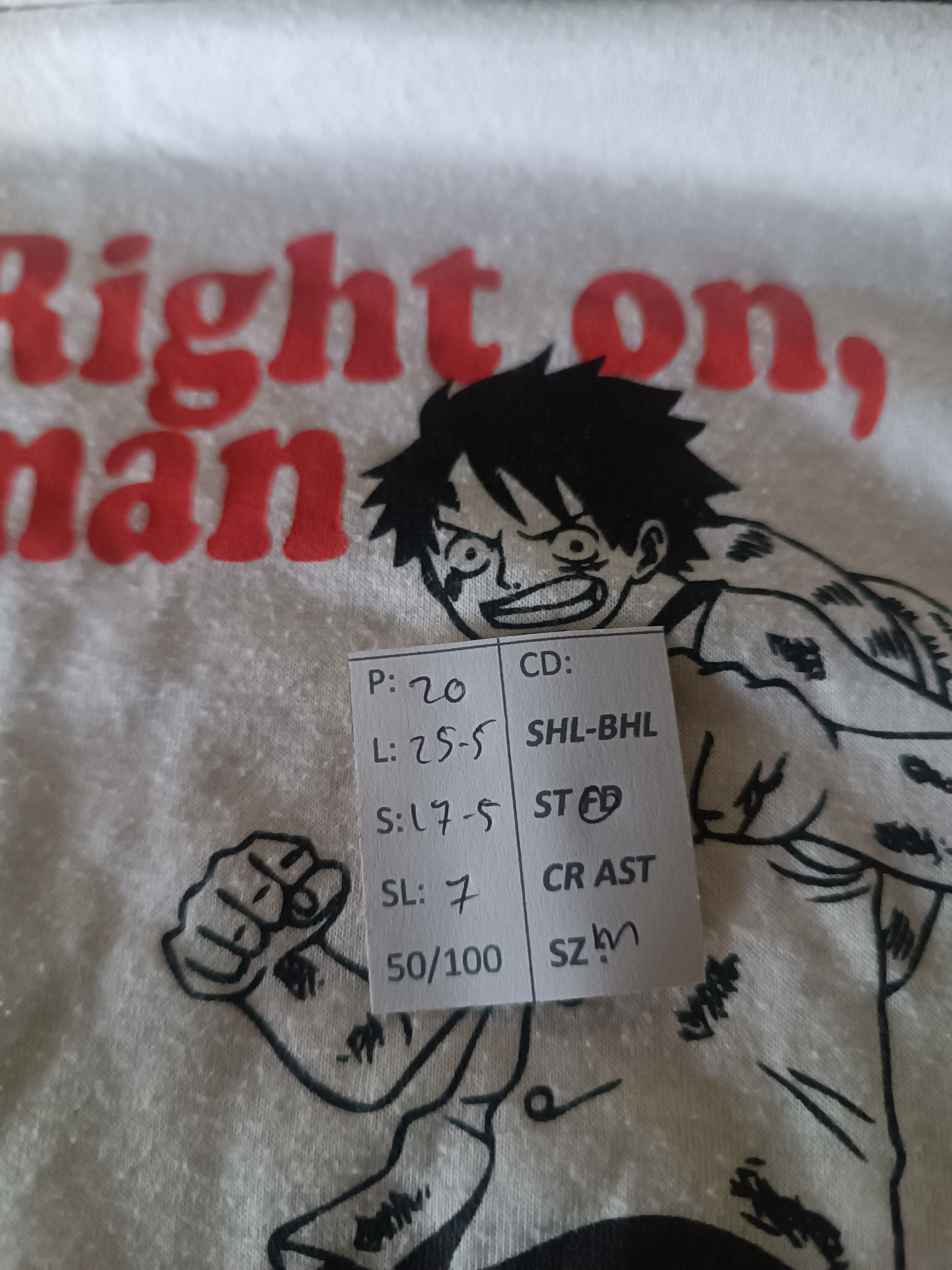 Anime VINTAGE ONE PIECE LUFFY AND ACE VERY RARE ANIME TEE Size US M / EU 48-50 / 2 - 17 Thumbnail
