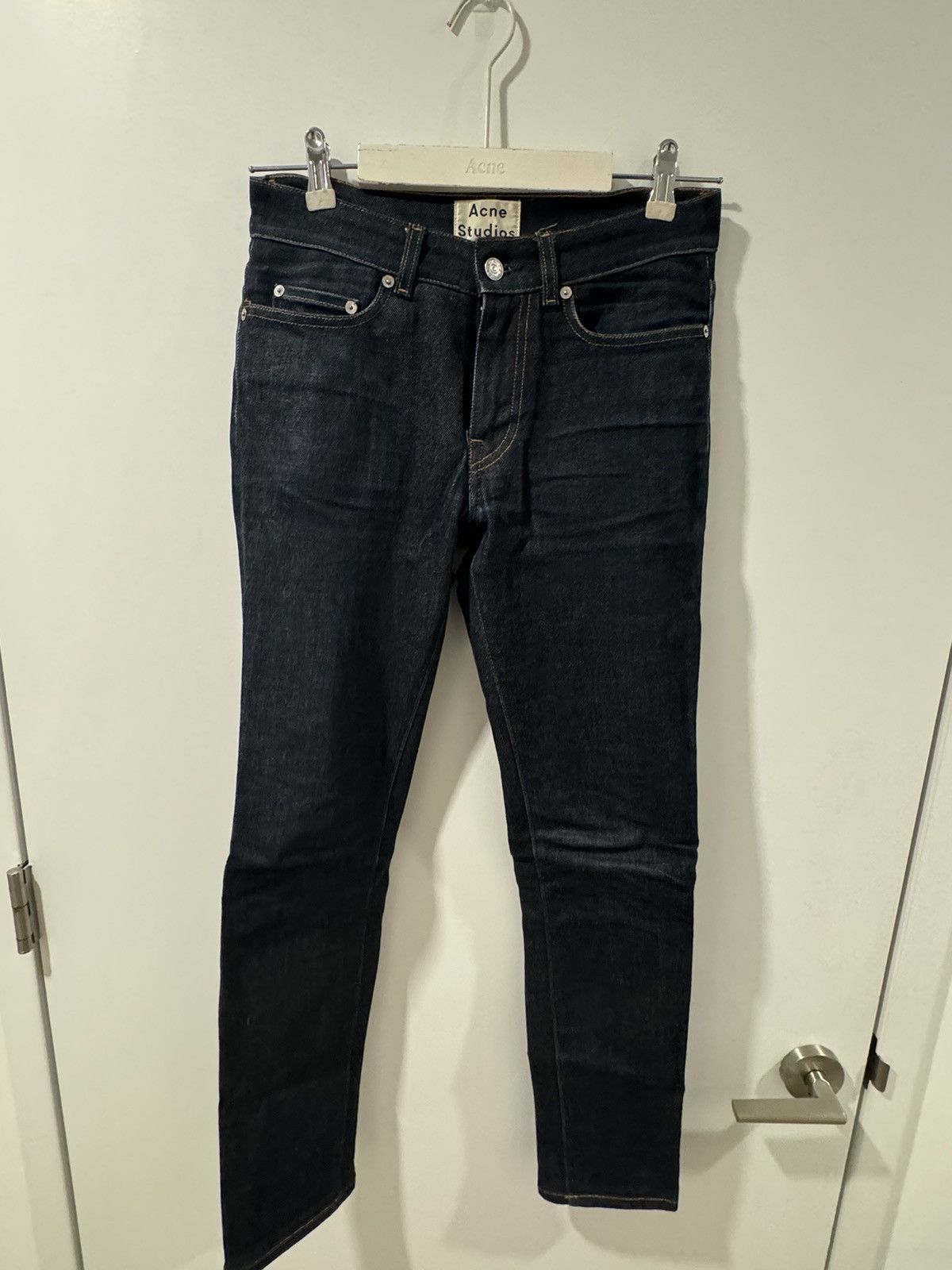 Acne Studios Acne Studios Thin Indigo Jeans 2017 Size US 28 / EU 44 - 1 Thumbnail