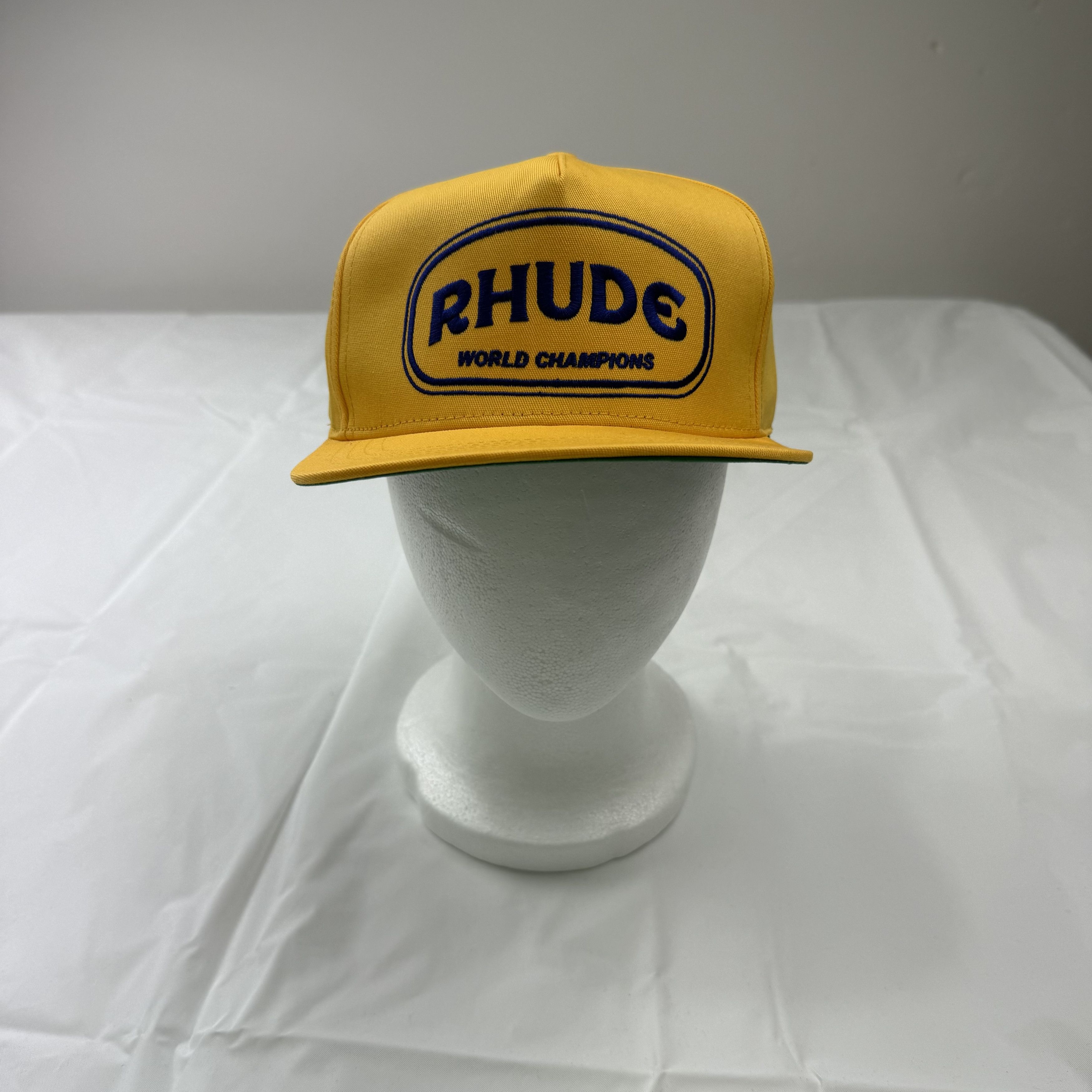 Rhude Rhude World Champions Snapback Hat Logo Made in USA Cap Size ONE SIZE - 12 Thumbnail