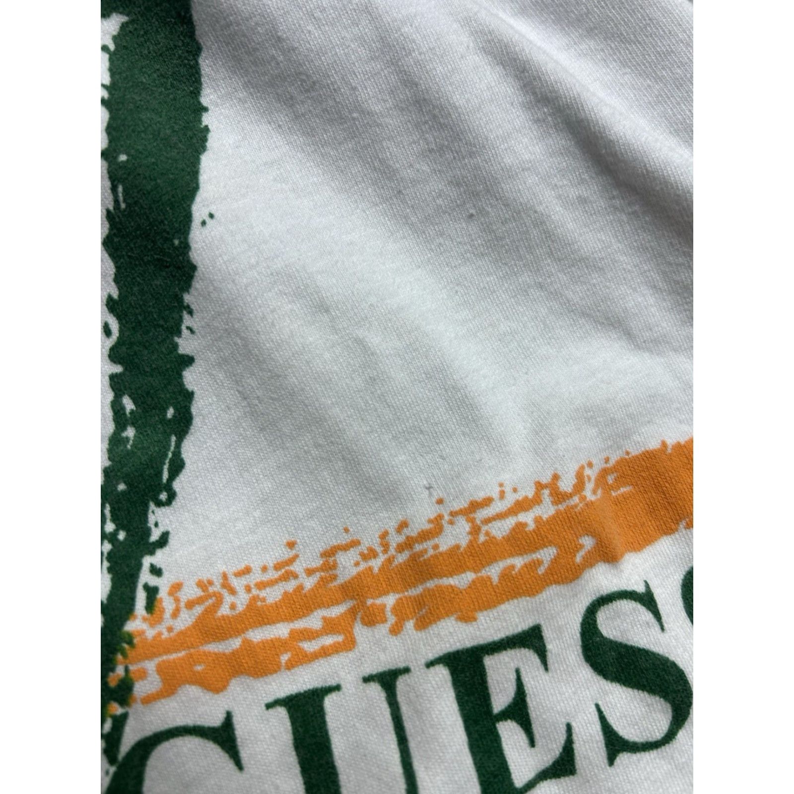 Guess VINTAGE 90s graphic t shirt Guess logo boot cross colours streetwear hip hop XL Mens White Logo Boot Cross 90s Guess T-Shirt"> Size US XL / EU 56 / 4 - 6 Thumbnail