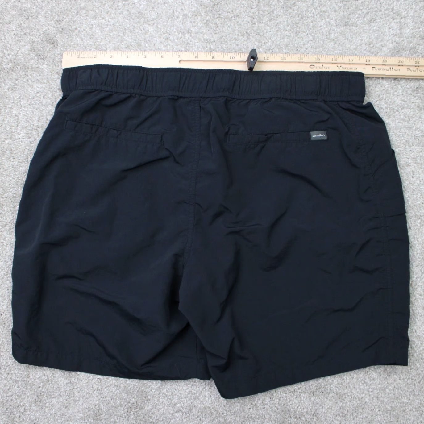 Eddie Bauer Eddie Bauer Shorts Mens Large Black Ripstop Tech Belted Cargo Vented Nylon Shortes? Size US 33 - 6 Thumbnail