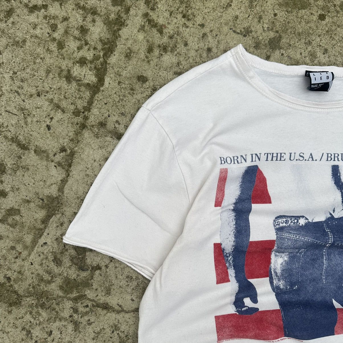 Japanese Brand Vintage T-shirts Born in The USA Bruce Springsteen 2021 USA Size US L / EU 52-54 / 3 - 3 Thumbnail