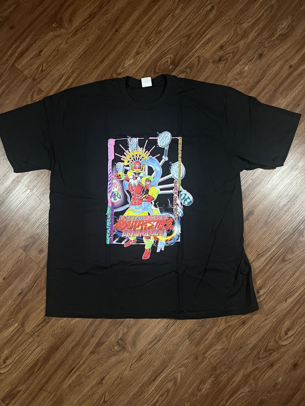 image of Hype x Supreme Electro Tee in Black, Men's (Size 2XL)