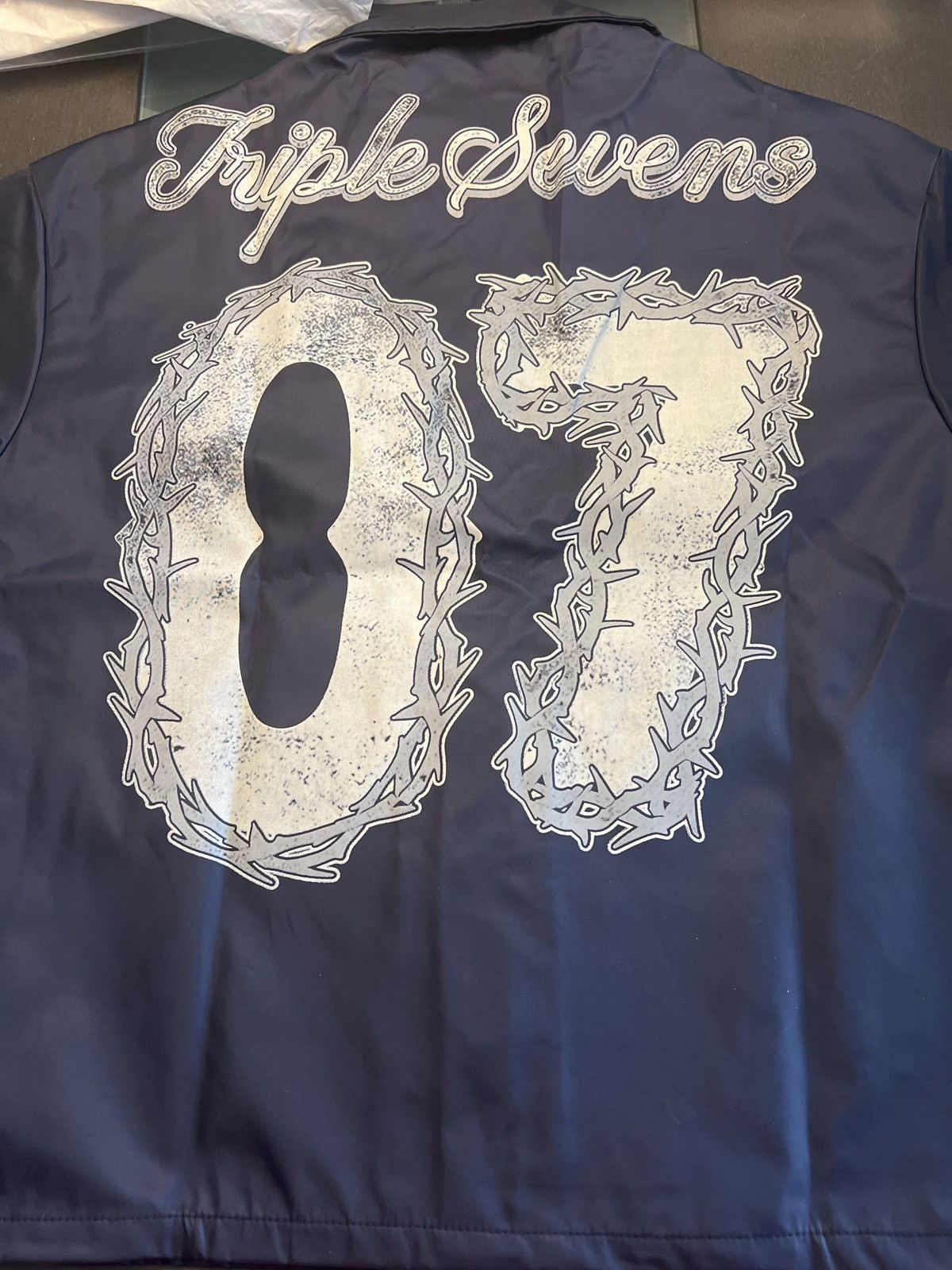 Other Triple sevens nylon t-shirt navy Size US M / EU 48-50 / 2 - 4 Thumbnail