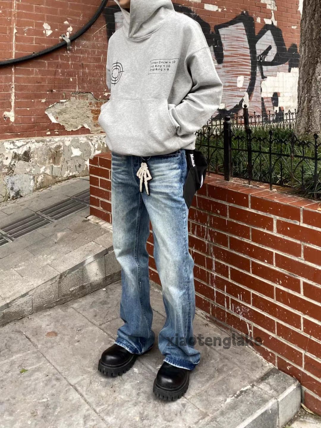 Jean × Vintage washed faded cleanfit yuppie y2k bootcut flared jeans Size US 34 / EU 50 - 1 Thumbnail