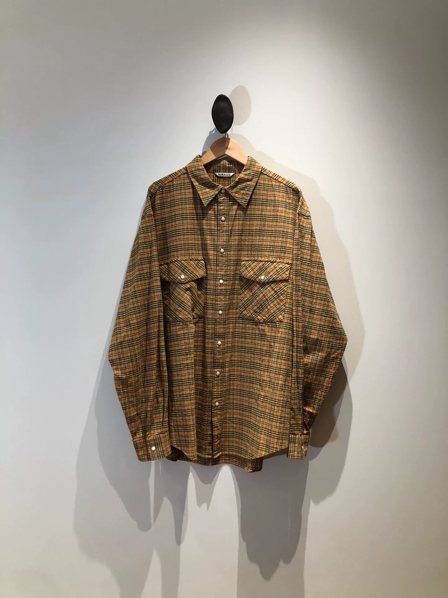 Auralee AURALEE Japanese Plaid Long-Sleeve Shirt Size US S / EU 44-46 / 1 - 1 Thumbnail