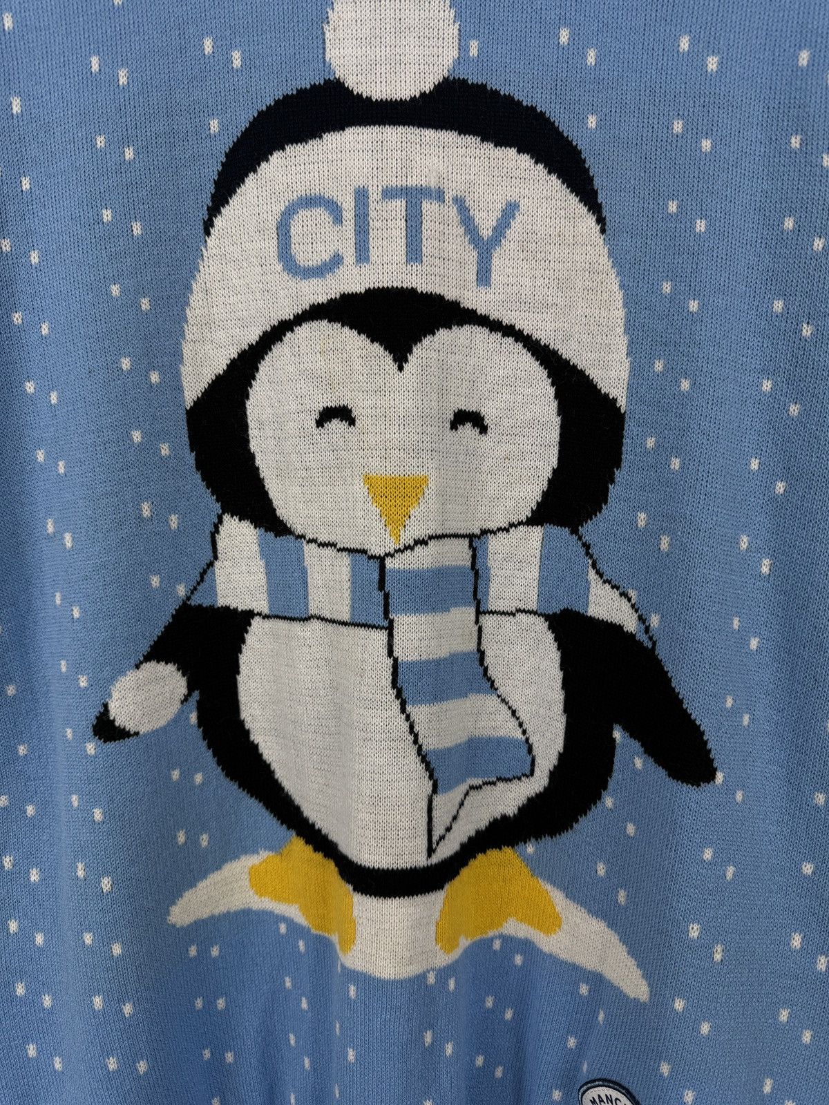 Nike Manchester City Sweater Pullover Winter Penguin Size Medium Size US M / EU 48-50 / 2 - 5 Thumbnail
